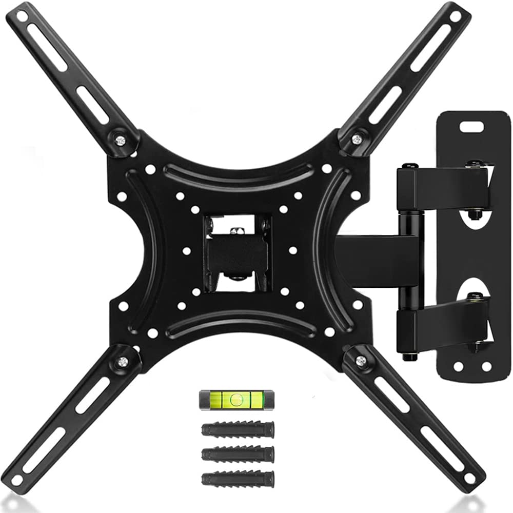 KAMYSEN 14" a 47" Soporte de TV ,Soporte de TV con Movilidad,3 Brazos Soporte de Pared para TV de Colgador,(VESA Máximo 400x400),Acero súper Reforzado para Pantallas de Cargas de 25kg, Pantallas LED, LCD, PDP y Smart TV