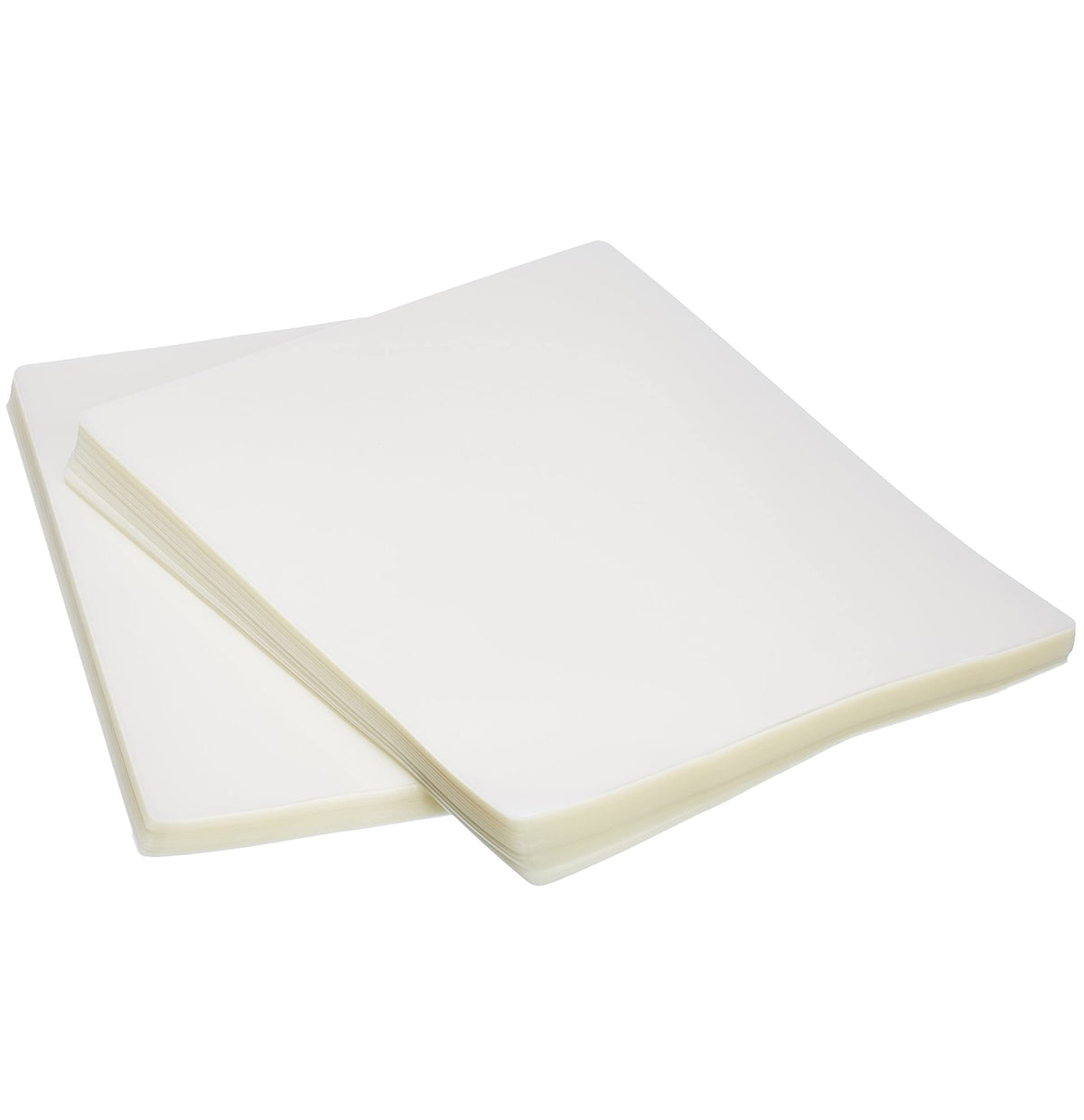 Amazon Basics - Hojas laminadoras de papel de plástico transparente para laminación térmica, 22.9 cm x 29.2 cm, paquete de 200, 72 micrón