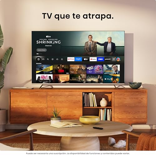 Hisense Television QD6QFM(último Modelo) Pantalla 55 Pulgadas,QLED Smart Fire TV UHD 4K,Control Remoto por Voz con Alexa,Escalado AI a 4K,Dolby Vision Atmos, Modo de Juego Plus