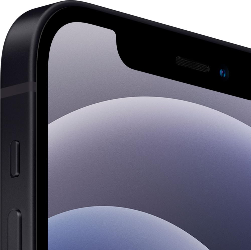 Apple iPhone 12, 64GB, Color Negro: Totalmente Desbloqueado (renovado)