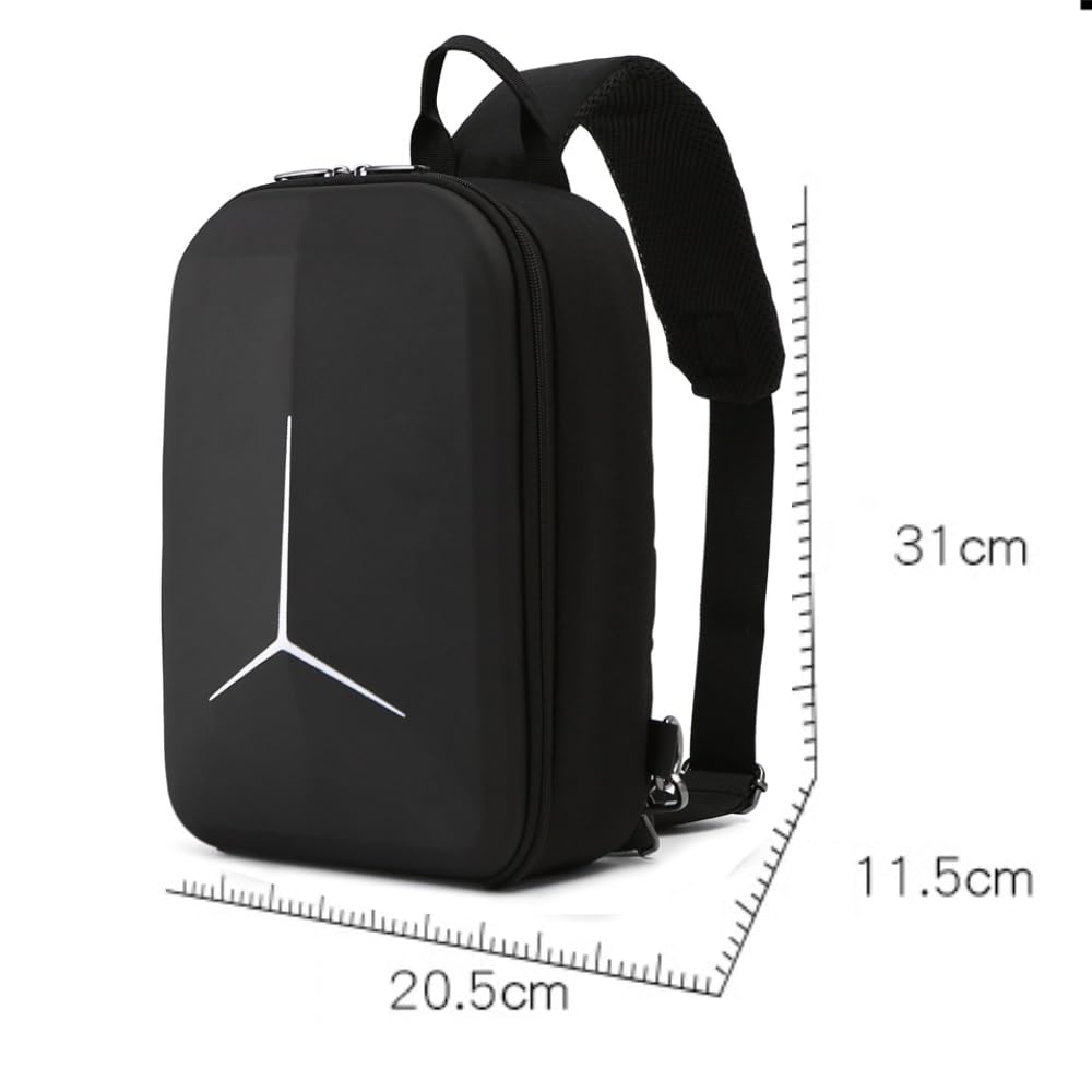 Beswow Mochila de viaje para DJI MINI 3/MINI 3 PRO Bolsa de almacenamiento Mochila de mensajero Bolsa de pecho portátil Caja de moda para DJI Mini 3/Mini 3 Pro Bolsa de hombro Accesorios