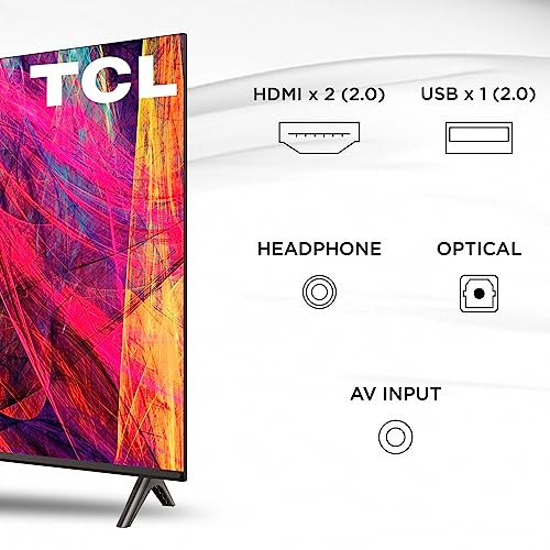 TCL Smart TV Pantalla 43" 43S350A Android TV FHD 2K Compatible con Alexa