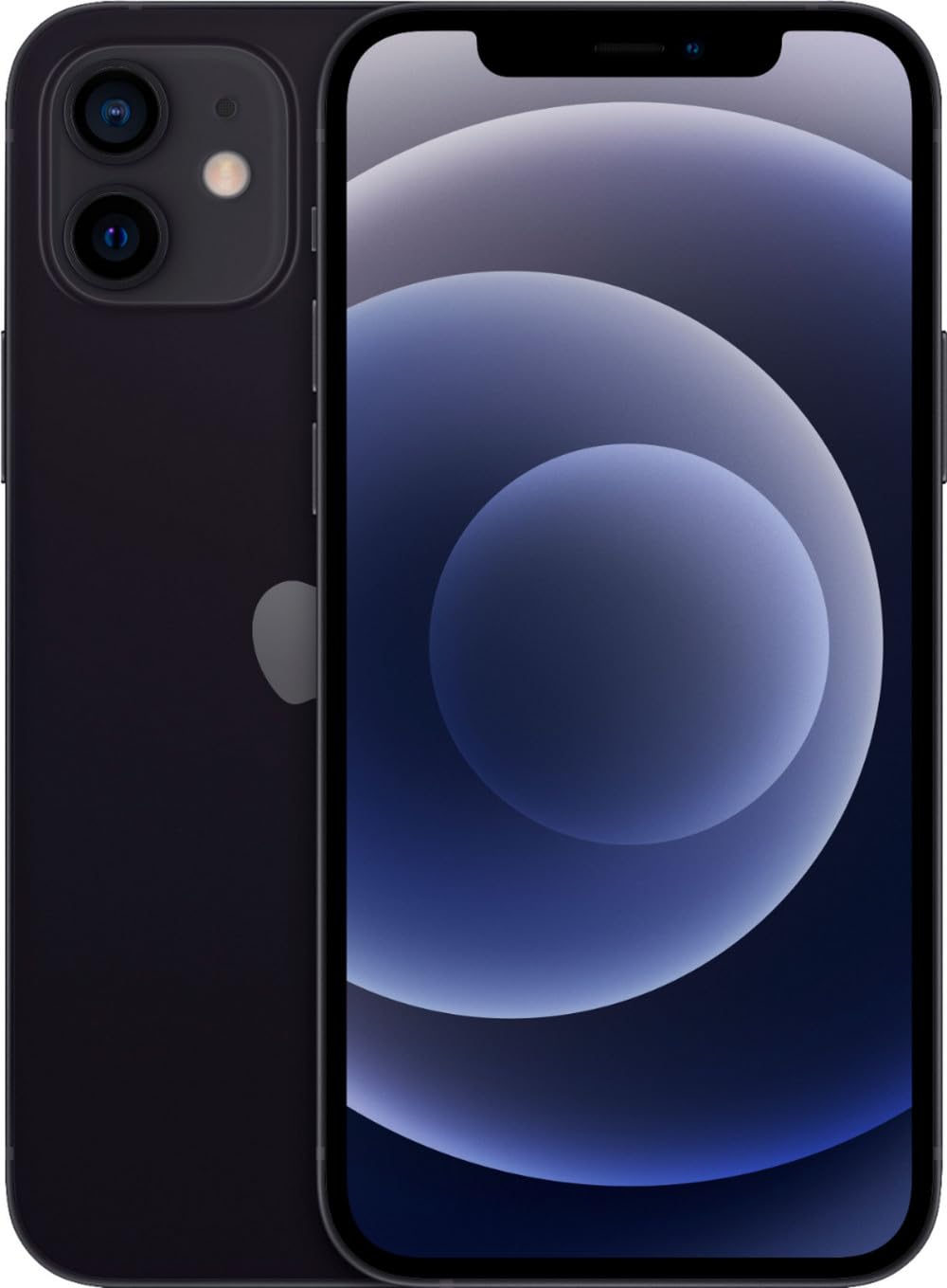Apple iPhone 12, 64GB, Color Negro: Totalmente Desbloqueado (renovado)