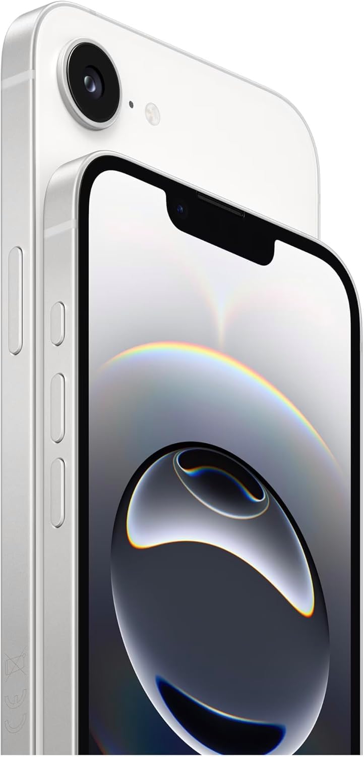 Apple iPhone 16e 128GB Blanco Desbloqueado (Reacondicionado) Esim