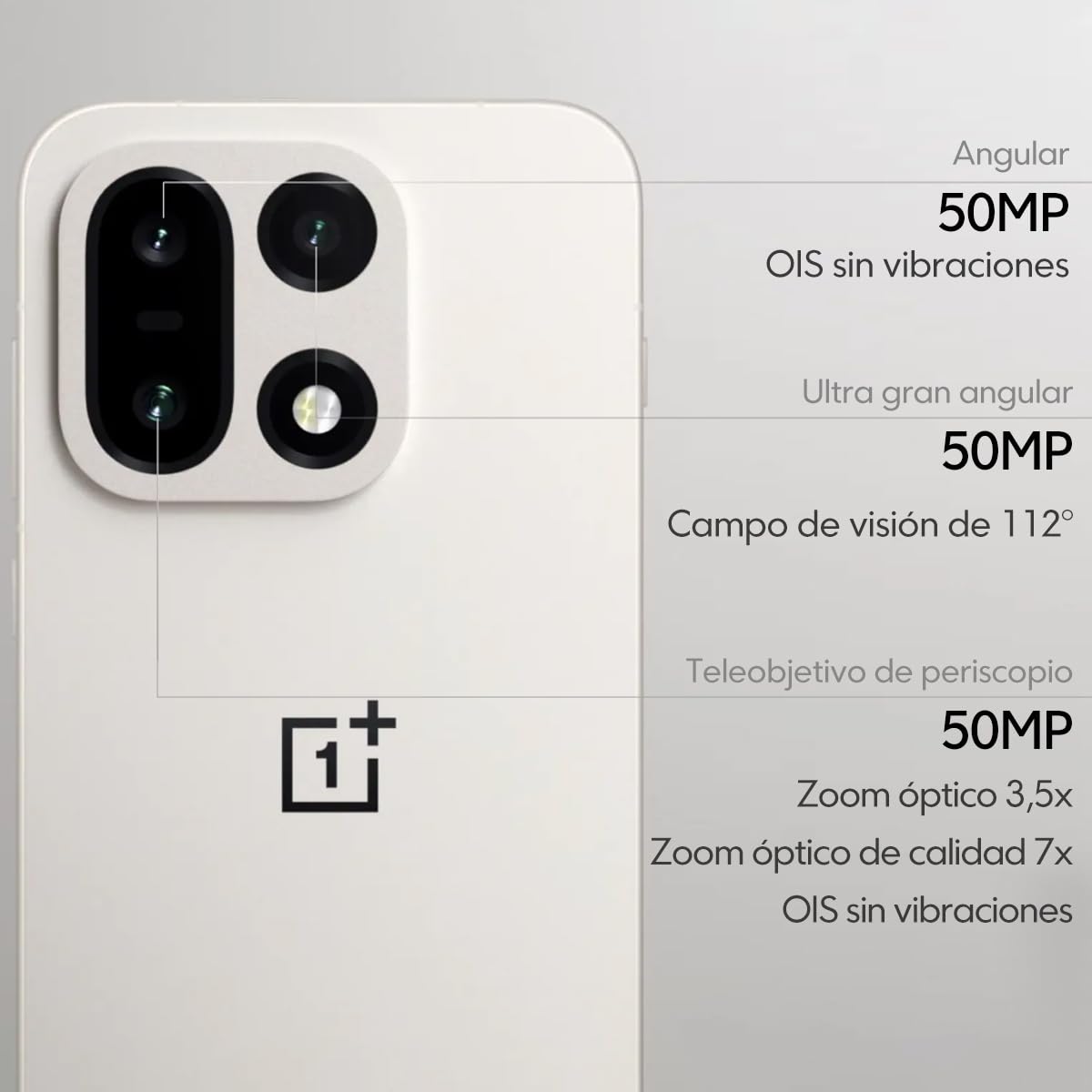 OnePlus 15 5G Gaming Phone 512gb ROM 16gb Ram Dual Sim Snapdragon 8 Elite Gen 5 Carga Inalámbrica 50w Pantalla 6.78 Amoled 1.5K 165hz 7300mah NFC Triple cámara 50mp OIS IP68/IP69 eSIM Global Negro