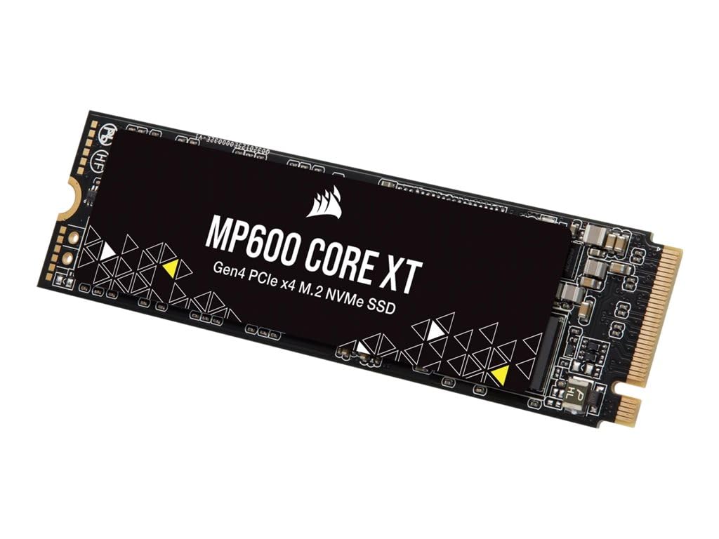 Corsair MP600 Core XT 4TB PCIe Gen4 x4 NVMe M.2 SSD – QLC NAND de Alta Densidad – M.2 2280 – Compatible con DirectStorage – hasta 5000MB/s – Ideal para portátiles y computadoras de computadora PCIe