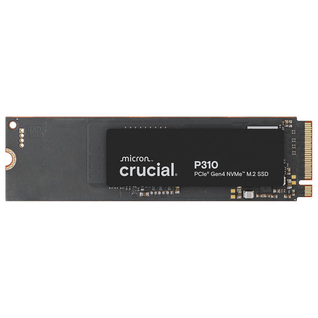 Crucial P310 1TB 2280 PCIe Gen4 3D NAND NVMe M.2 SSD – hasta 7.100 MB/s – Cambie hasta Gen4, con Acronis Offer, Unidad Interna de Estado sólido (PC) – CT1000P310SSD801