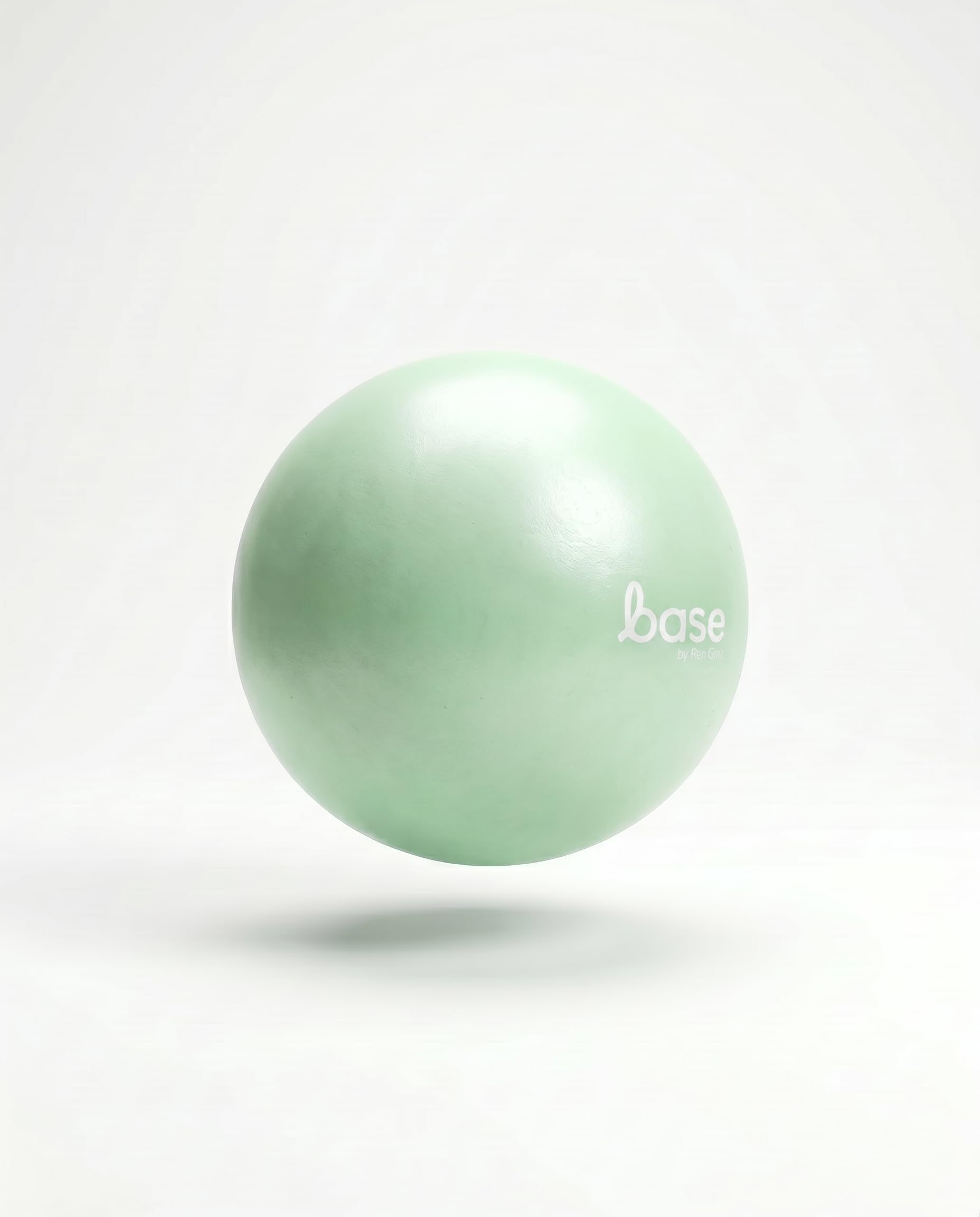 Base by REN | Pelotas de Ejercicio | Tamaño Chico 20-25 cm | Ideale para Hacer Ejercicio y rutinas en casa, Entrenamiento y Gimnasio | Material Resistente de Policloruro de Vinilo (Aqua)