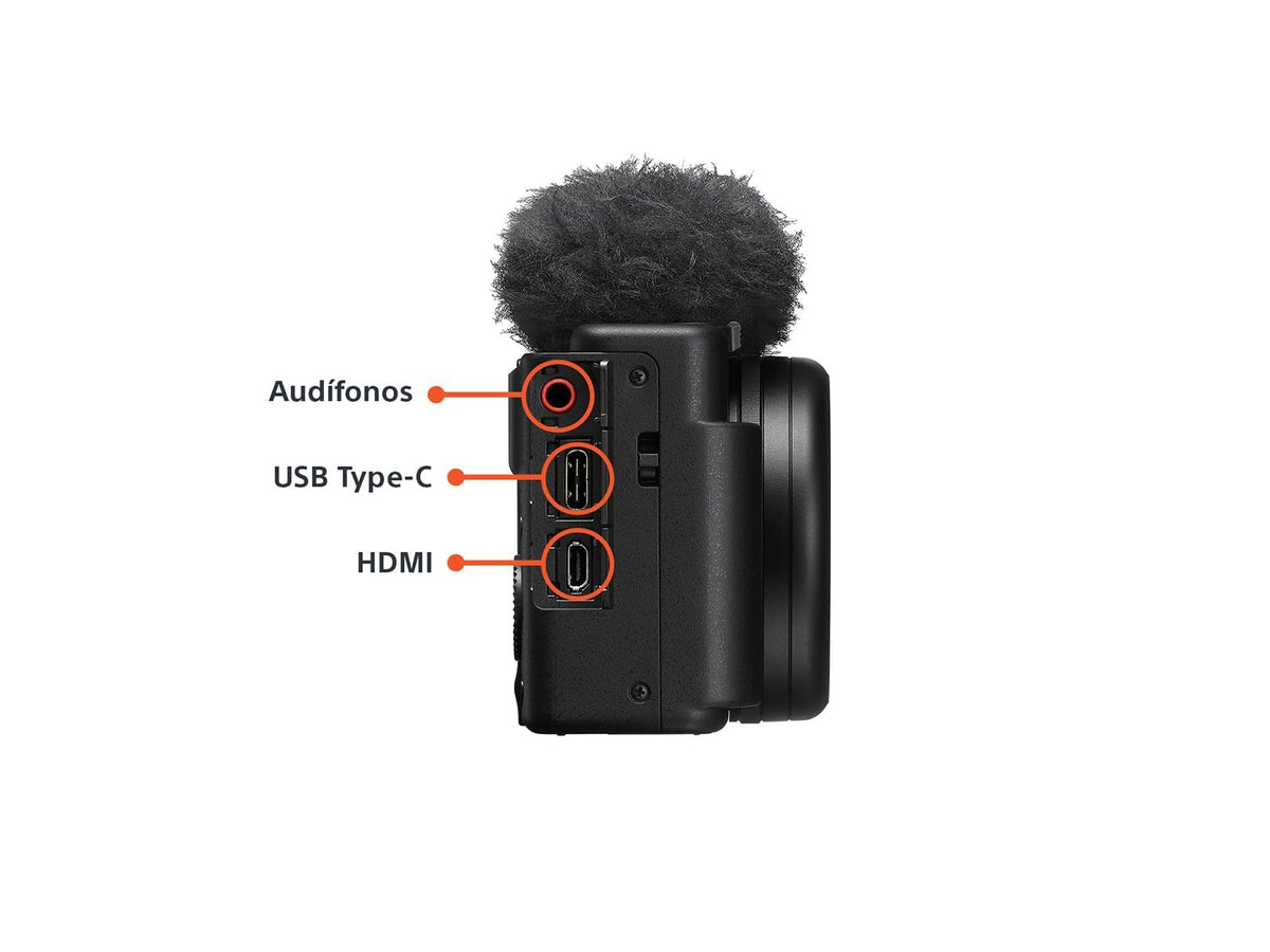 Cámara Vlog Sony ZV-1 II compacta diseñada para vlogging con Gran Calidad de Imagen, Video y Audio.