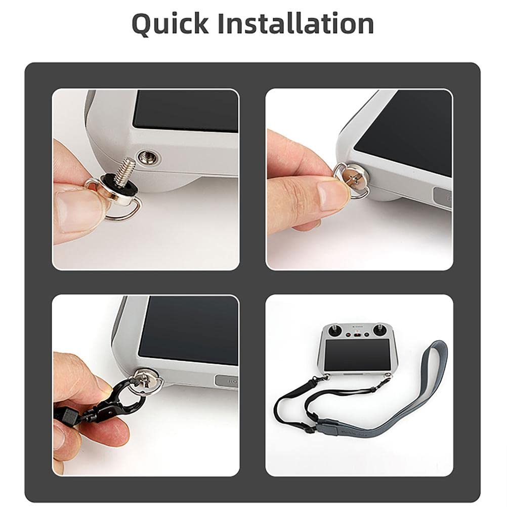 yuandan Cordón de control remoto compatible con DJI Mini 3 Pro RC Controller Accesorios Correa de cuello compatible con Mavic 2/AIR2/2S