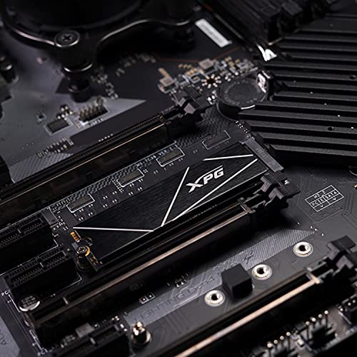 ADATA XPG GAMMIX S70 Blade, Unidad Estado Sólido SSD PCIe Gen4x4 M.2 2280, Rendimiento Lectura/Escritura 7400/6800 MB/s, 1TB (AGAMMIXS70B-1T-CS)