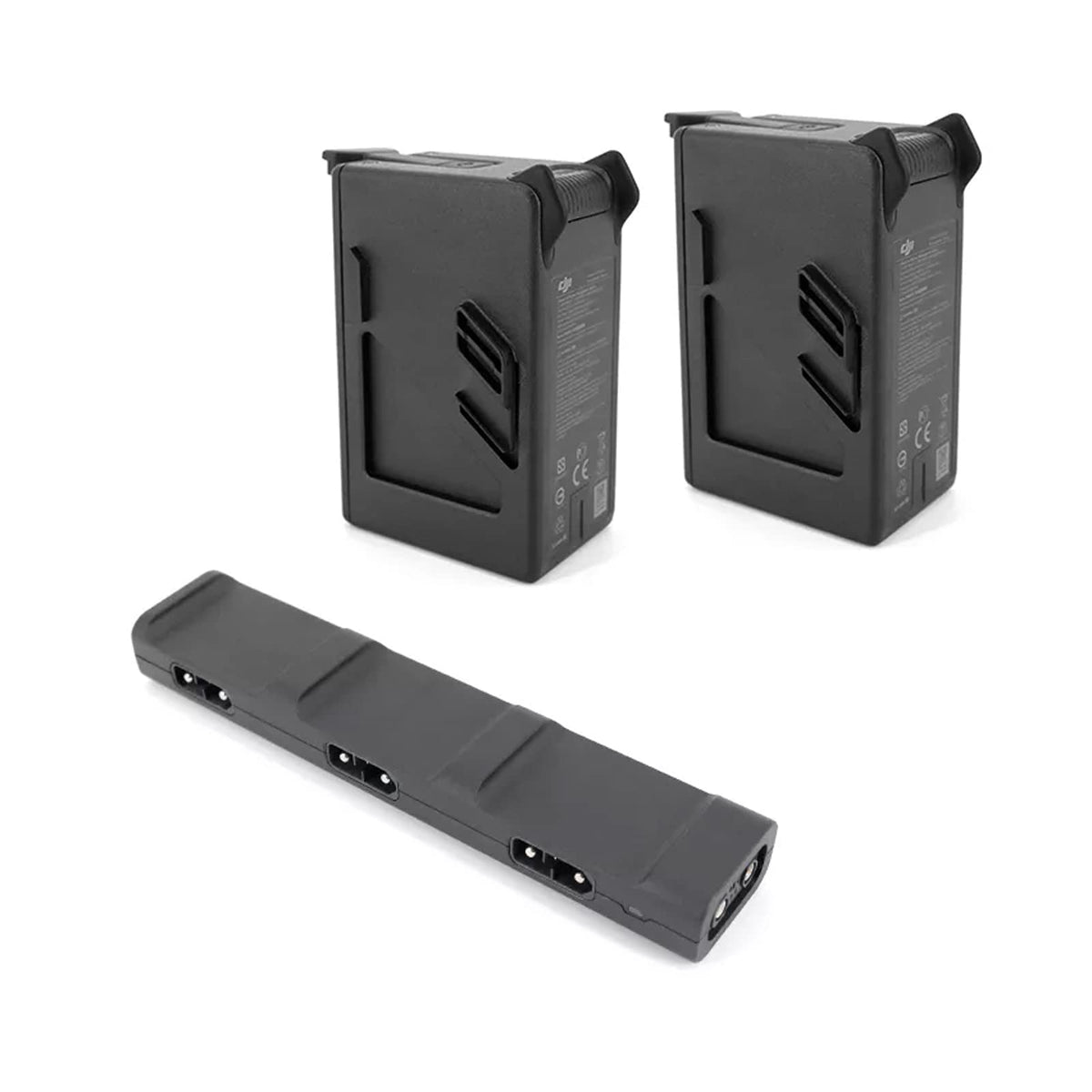 DJI FPV - Kit Fly More, incluye 2 baterías de vuelo inteligente y estación de carga, carga hasta 3 baterías inteligentes simultáneamente, la capacidad de la batería es de 2000 mAh