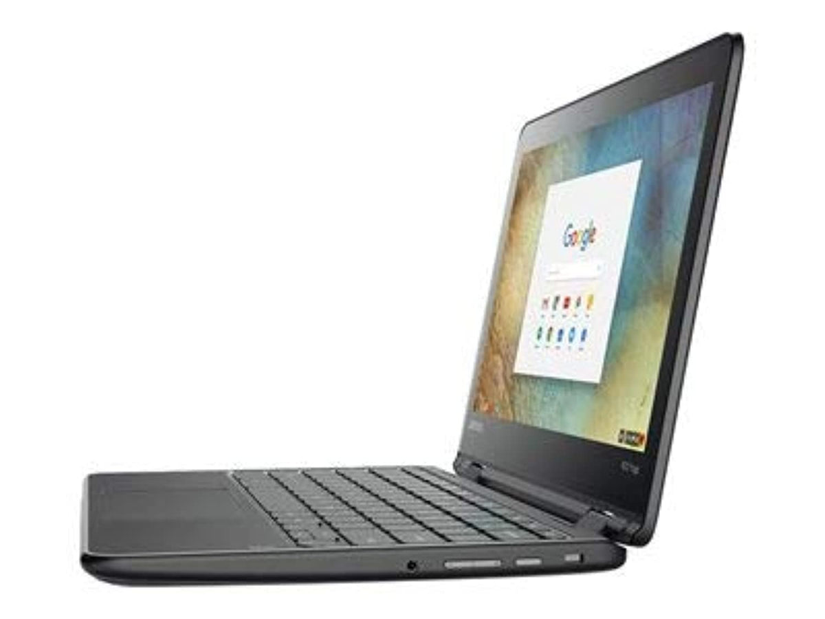 Lenovo 11.6" 300e Chromebook visualización táctil LCD 2 en 1- MediaTek M8173C Quad-core 2.1GHz 4GB LPDDR3 32GB Memoria Flash cromado OS Modelo 81H00000US (reacondicionado)