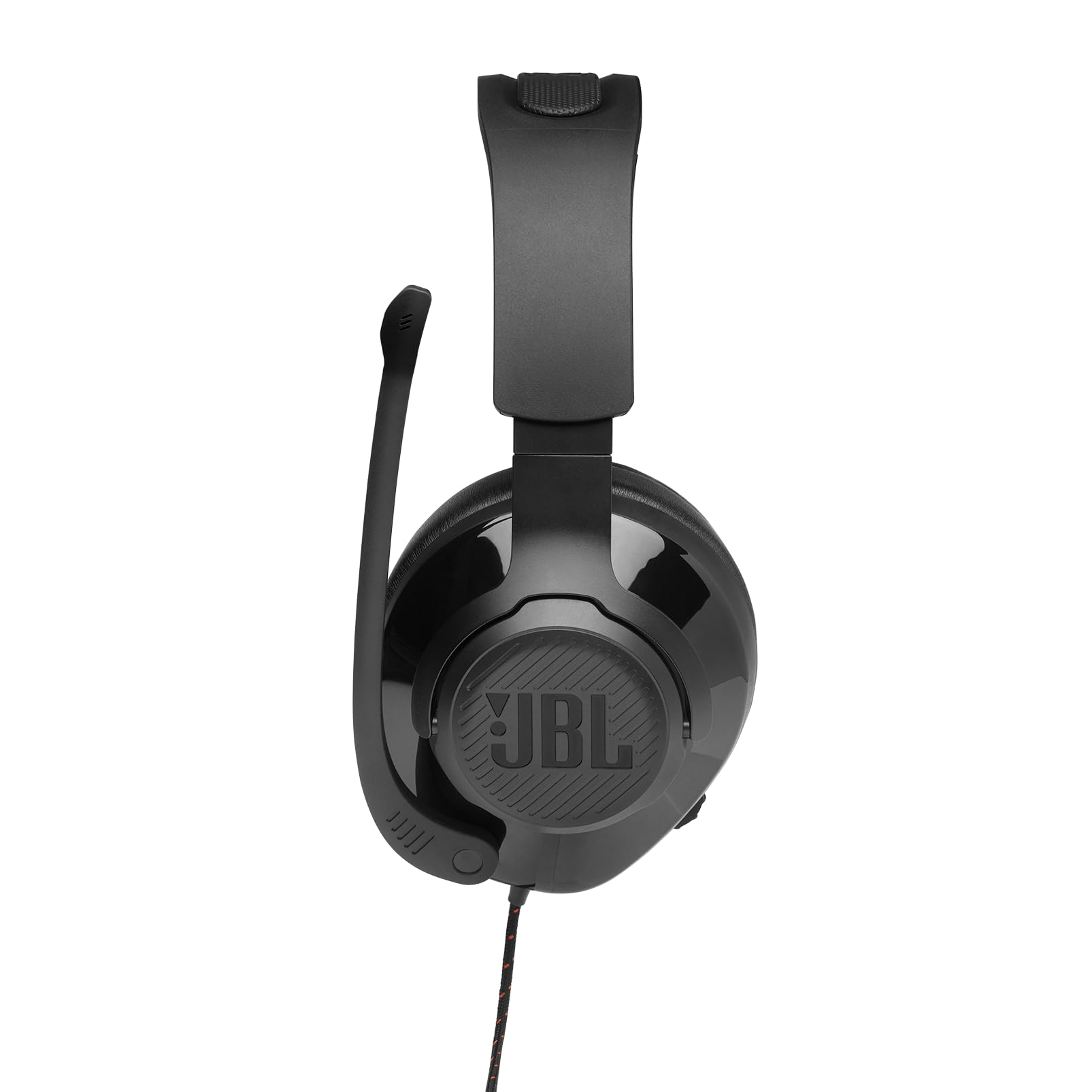 JBL Quantum 200 Audífonos Gamer con Micrófono Abatible, Drivers de 50mm, Sonido Envolvente, para PC, Xbox, PlayStation, Nintendo Switch, VR - Negro