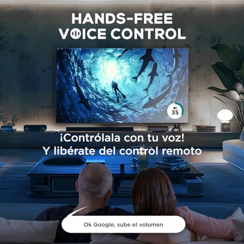 TCL Smart TV Pantalla 55'' 55QM741G Google TV QLED -MiniLED, Dolby Vision HDR10 AIPQ 1300 NITZ DLG 240HZ IMAX, Dolby Atmos Virtual X Subwoofer 20W, Quad Core Bezel-Less,Compatible con Alexa