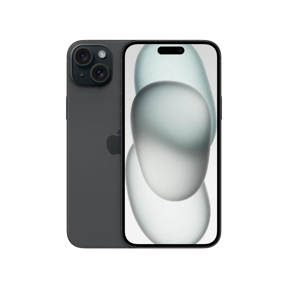 Apple iPhone 15 Plus 128GB Negro Desbloqueado -Esim (Reacondicionado)