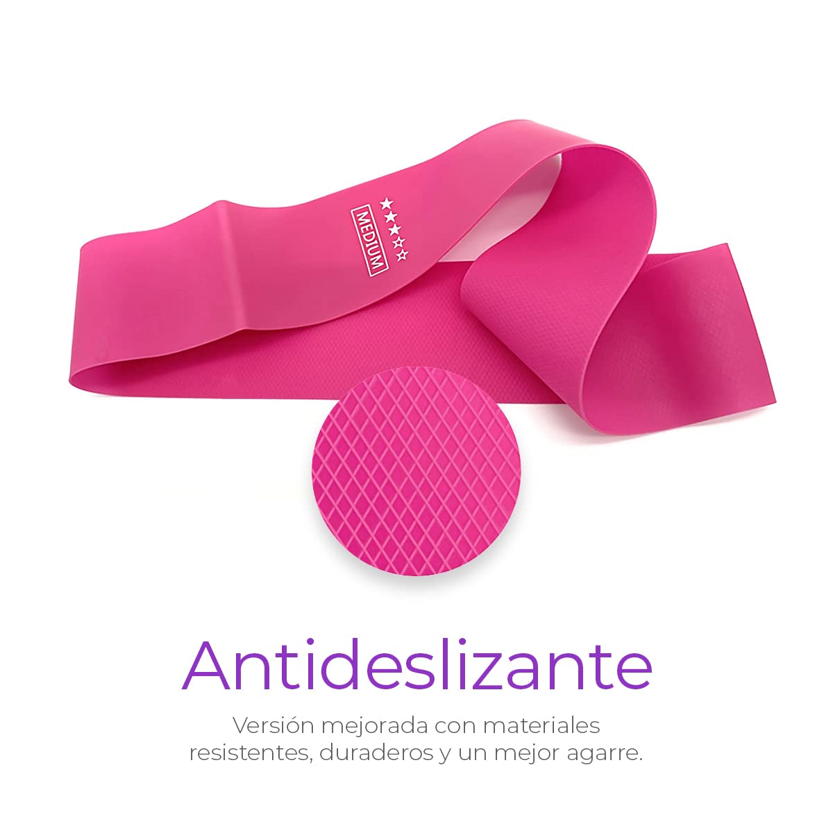 Raganet, Bandas de Resistencia Elasticas, Juego de 5 Ligas de Látex, 5 Tipos de Resistencia, Yoga, Pilates, Fisioterapia, Rehabilitación, Interior y Exterior