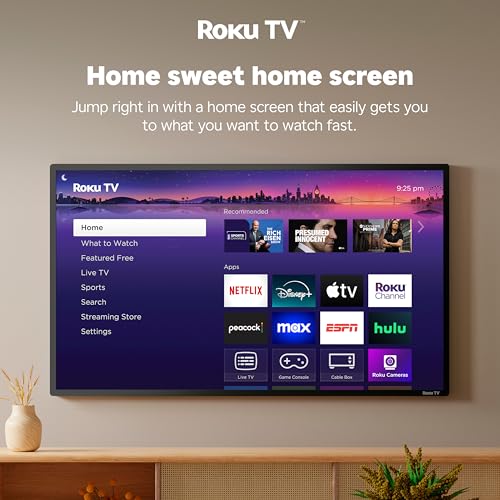 Hisense Televisor Inteligente Roku de 32 Pulgadas Clase A4 Serie HD 720p con compatibilidad Alexa (32A4HNR, Modelo 2024) - Dolby Audio, diseño de Bisel Delgado