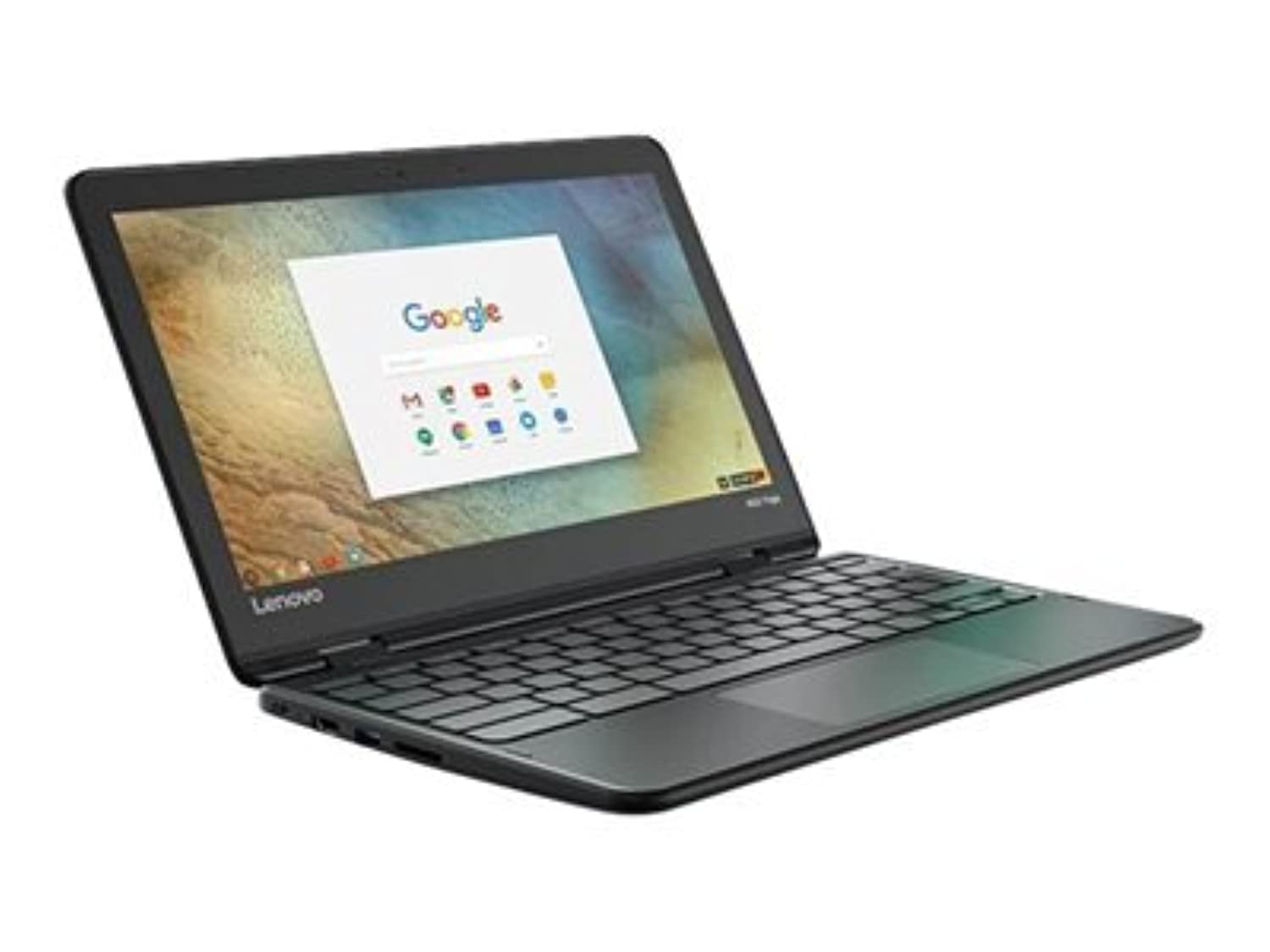 Lenovo 11.6" 300e Chromebook visualización táctil LCD 2 en 1- MediaTek M8173C Quad-core 2.1GHz 4GB LPDDR3 32GB Memoria Flash cromado OS Modelo 81H00000US (reacondicionado)