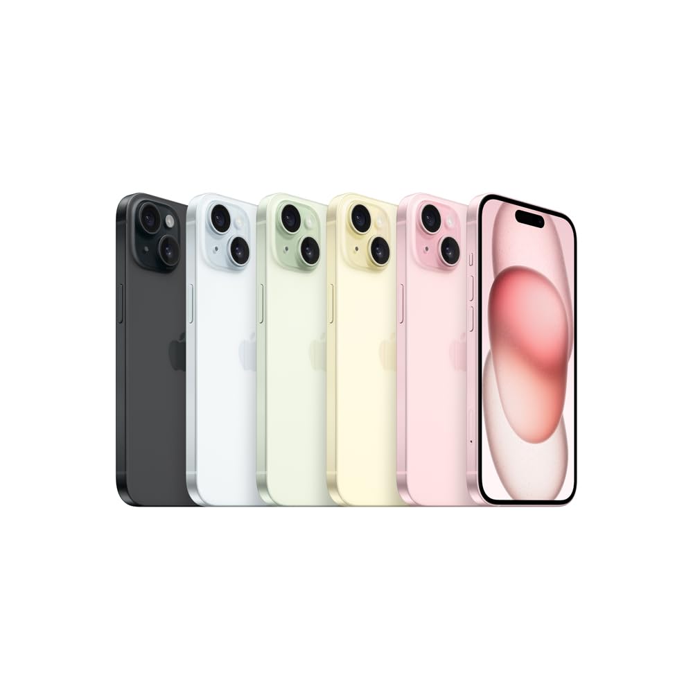Apple iPhone 15 (128 GB) - Negro (Reacondicionado)