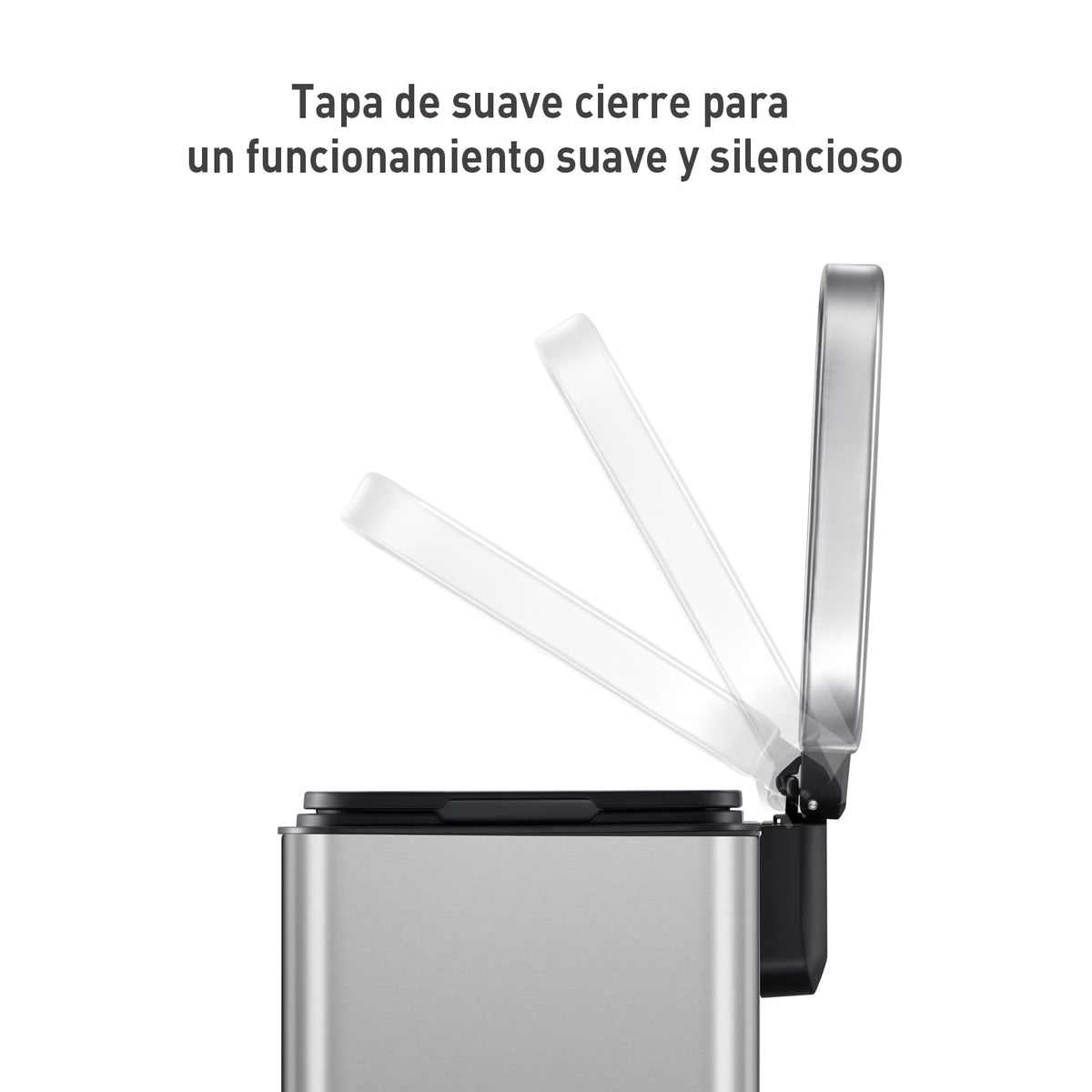 EKO Madison Bote de Basura para Cocina 30 L con Pedal