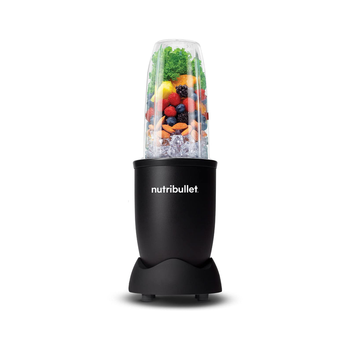 Nutribullet Pro, Licuadora Personal 900 W Negro Mate 7 pzas