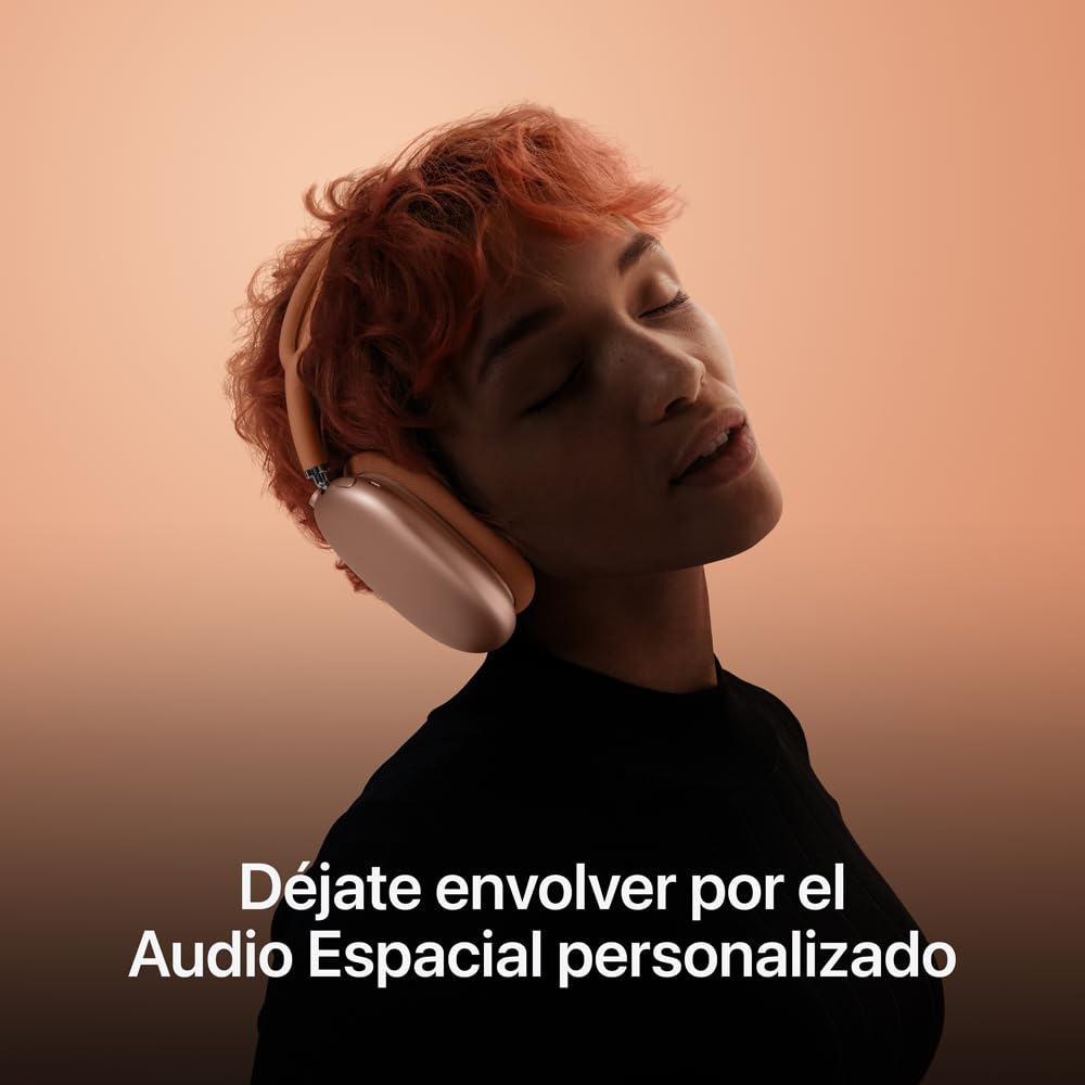 Audífonos inalámbricos AirPods MAX de Apple,Cancelación Activa de Ruido Nivel Pro,Modo Ambiente,Audio Espacial Personalizado,Carga USB-C,audífonos Bluetooth para el iPhone - Azul Medianoche