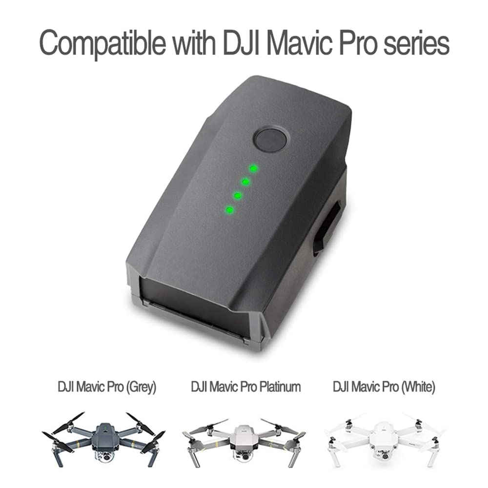 Batería de vuelo inteligente LiPo de 3830 mAh compatible con DJI Mavic Pro, DJI Mavic Pro Platinum, DJI Mavic Pro Alpine White Drone (no compatible con Mavic 2)