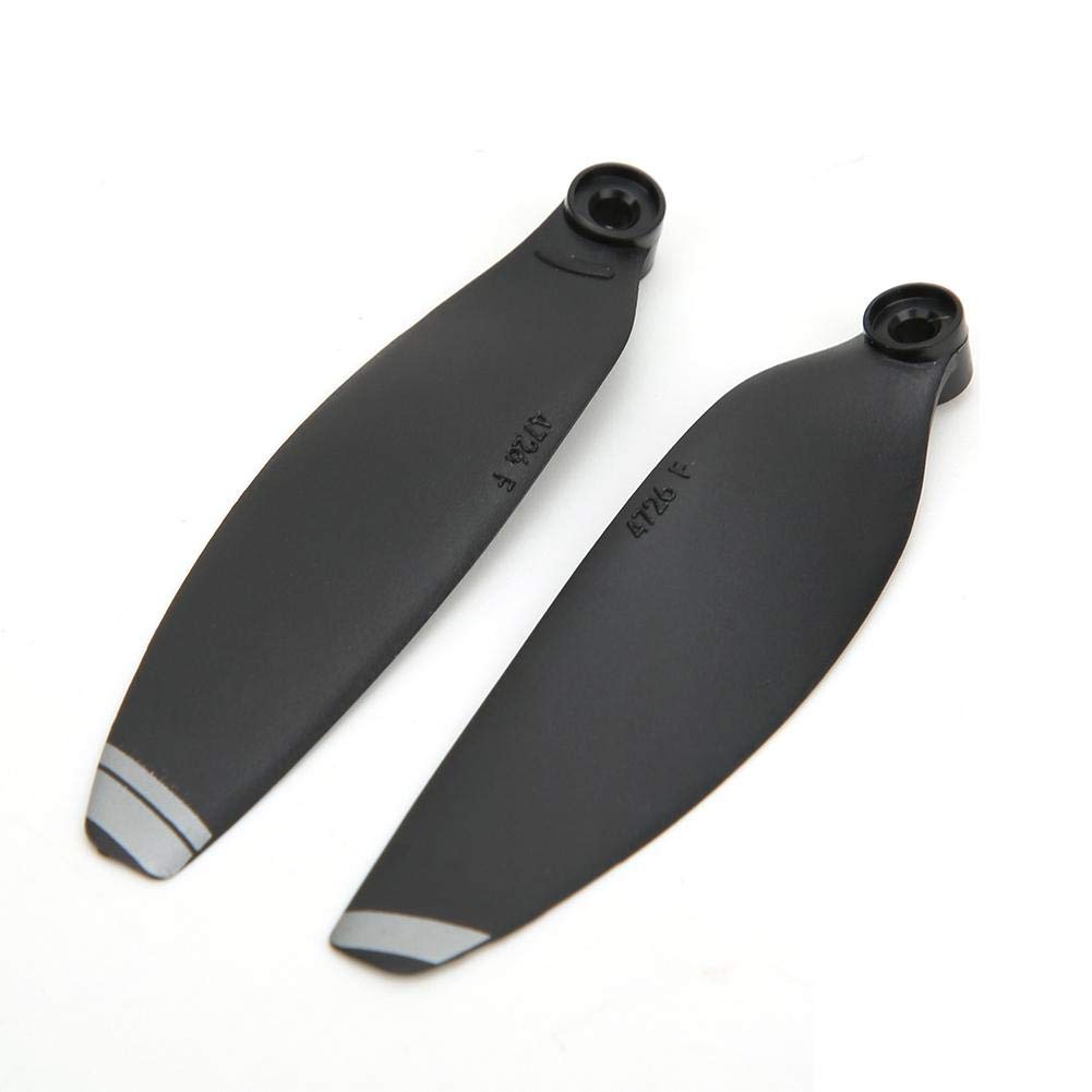 2 Pares de Hélices RC Drone, 4726F Drone Propeller Reemplazo de Reducción de Ruido Compatible para Mini Drone(Blanco + Negro)