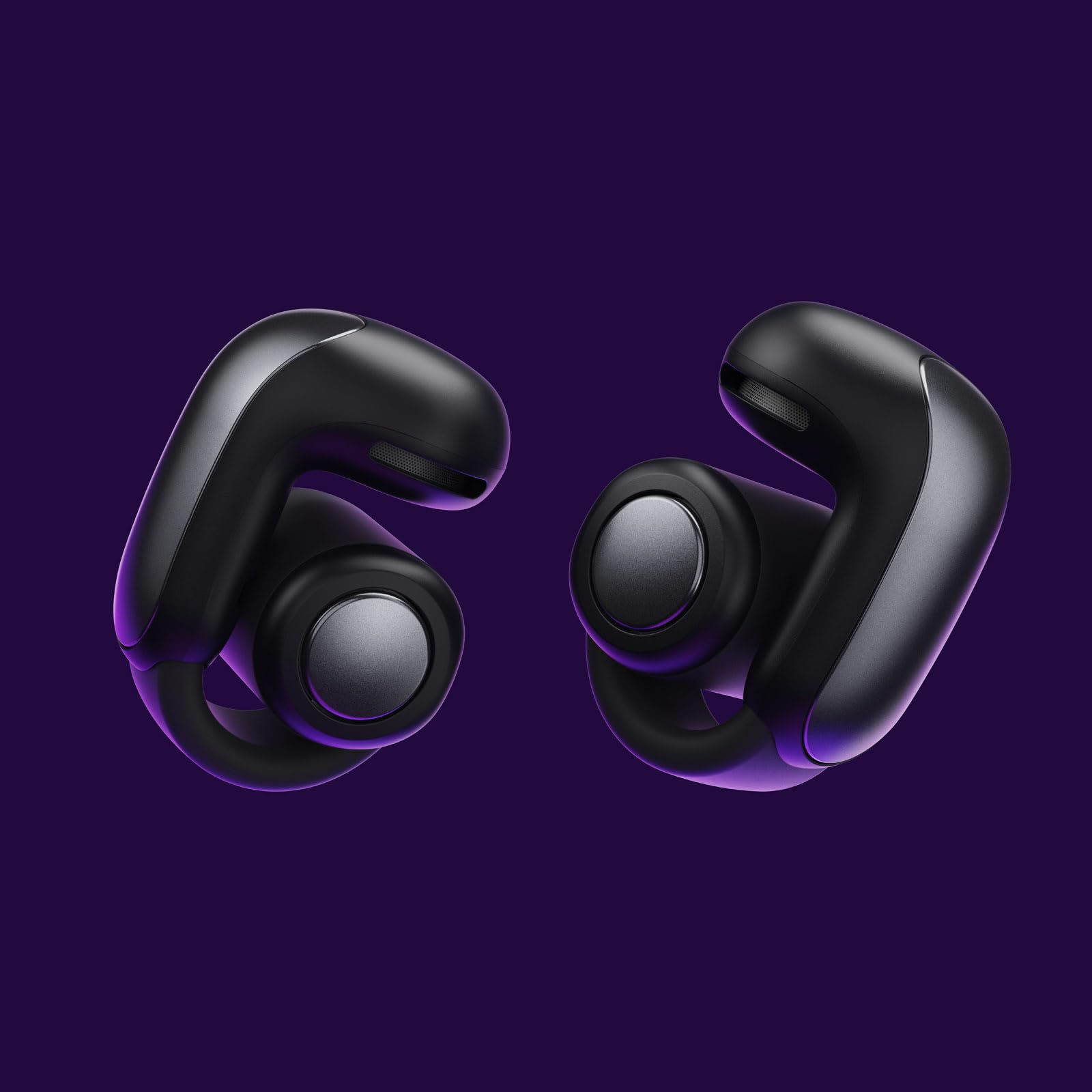 Bose Auriculares Ultra Abiertos con Audio inmersivo, Auriculares inalámbricos con Clip para Mayor Comodidad, OpenAudio para Conciencia, hasta 48 Horas de duración de la batería, Negro