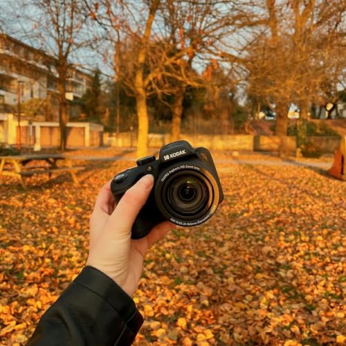 KODAK PIXPRO AZ405-BK Cámara Digital de 20 MP, Zoom óptico de 40 X, Lente Gran Angular de 24 mm, estabilización óptica de Imagen, 1080P, Full HD, Video, cámara LCD de 3 Pulgadas, Color Negro