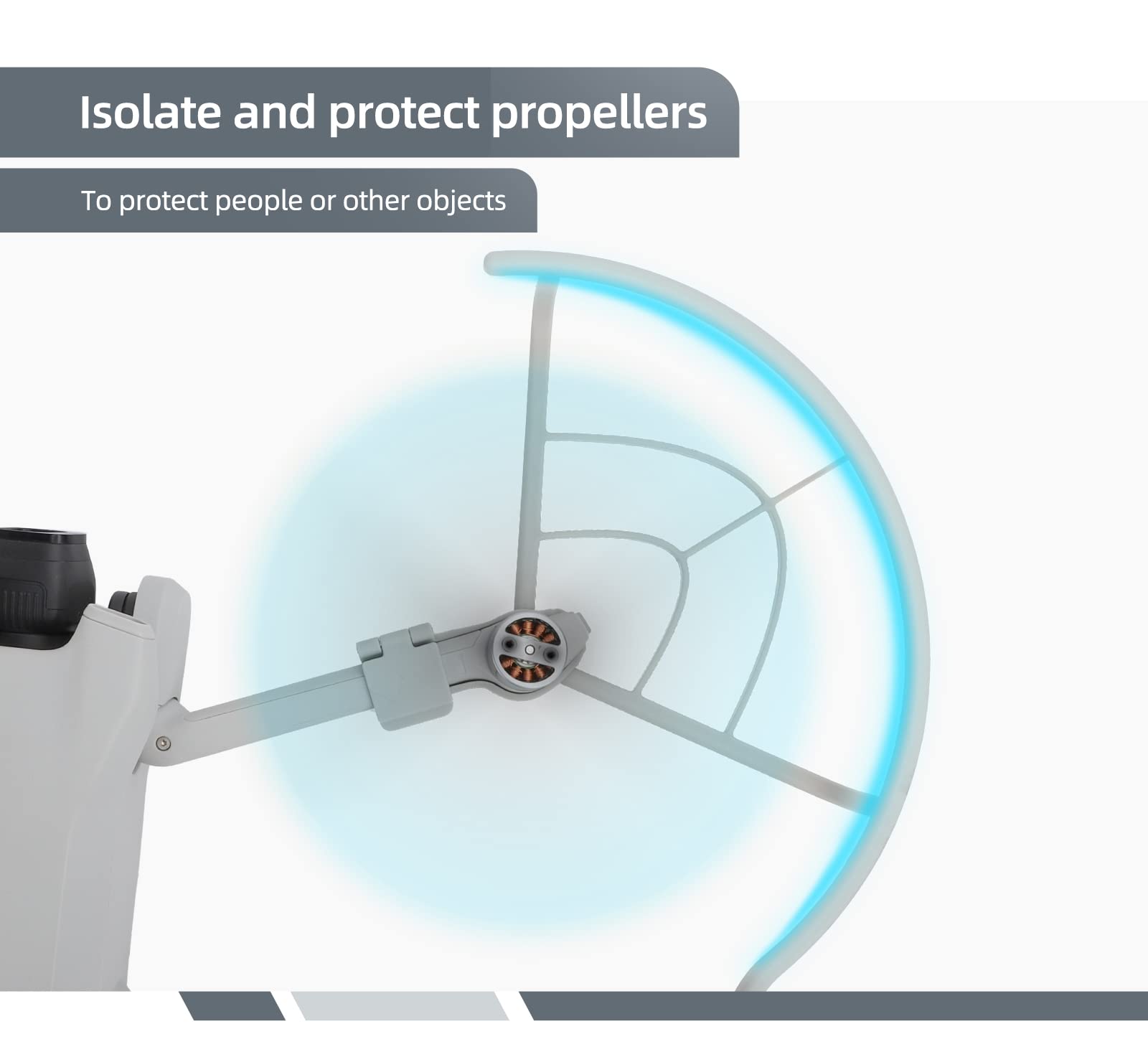 Protector de hélice DJI Mini 3, protector de hélices, cubierta de ventilador de ala, herramienta protectora de anillo anticolisión, cubierta de accesorios