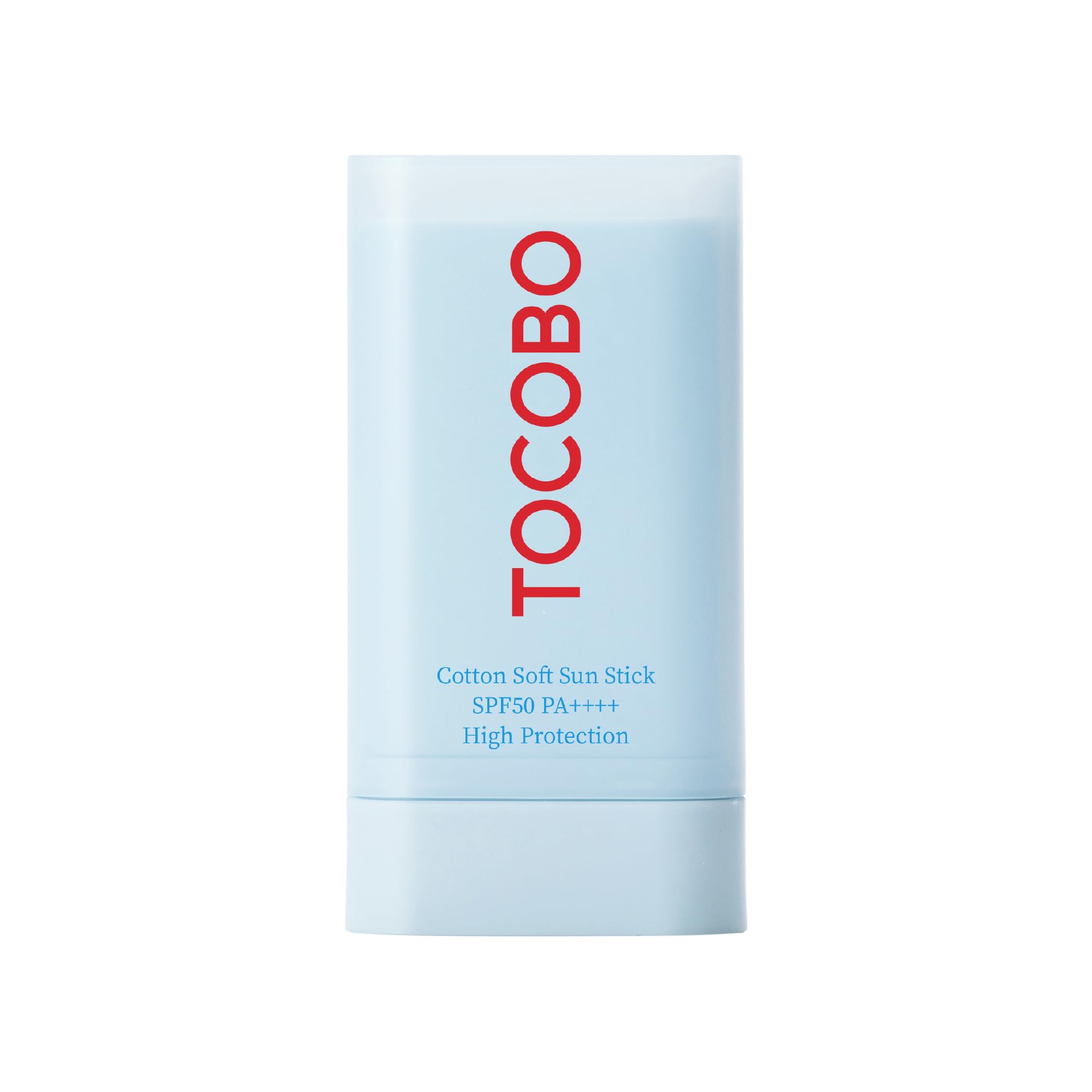 TOCOBO Cotton Soft Sun Stick SPF50+ PA+++ 19 g Barra Solar Suave de Algodón 19 g Barra Solar Facial Vegana con Acabado Mate