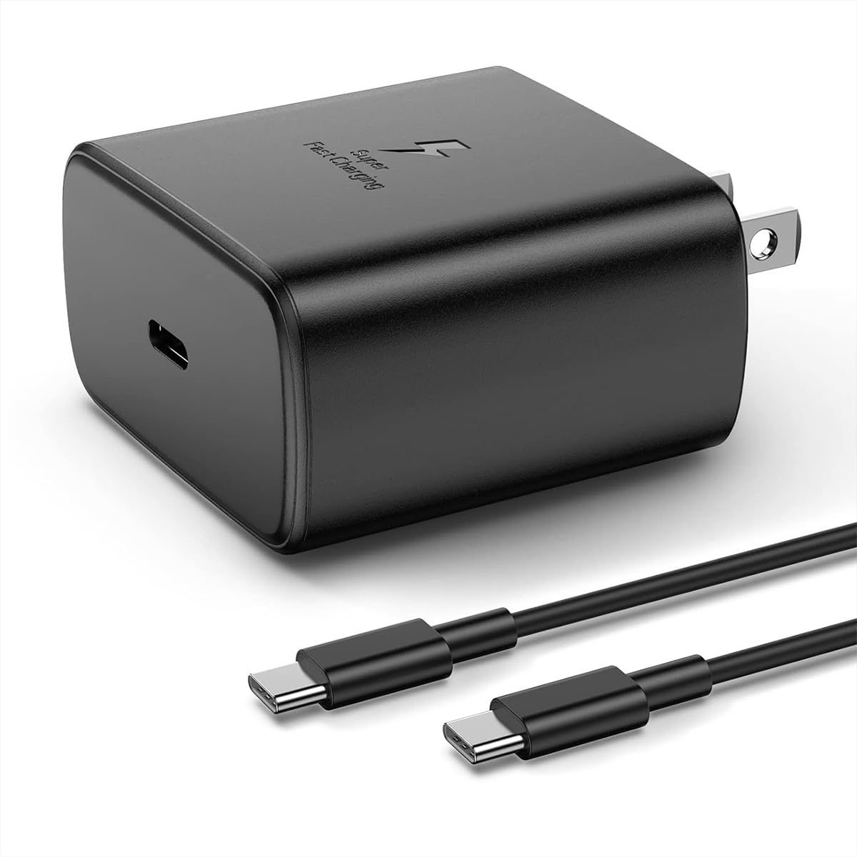 EYNSHOO Cargador Tipo C, Carga Rápida 45W para Cargador Samsung Tipo C, para Galaxy S25 Ultra/S25+/S25/S24 Ultra/S24+/S24/S23 Ultra/S23+/S23/S22+/S22/S21+/Note 10, Galaxy Tab S10/S9/S8, con Cable 1.8m
