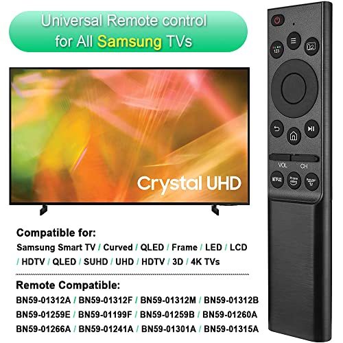 ANKIMI Control Remoto Compatible con Samsung Smart TV 4K UHD BN59-01358D (3-Teclas)