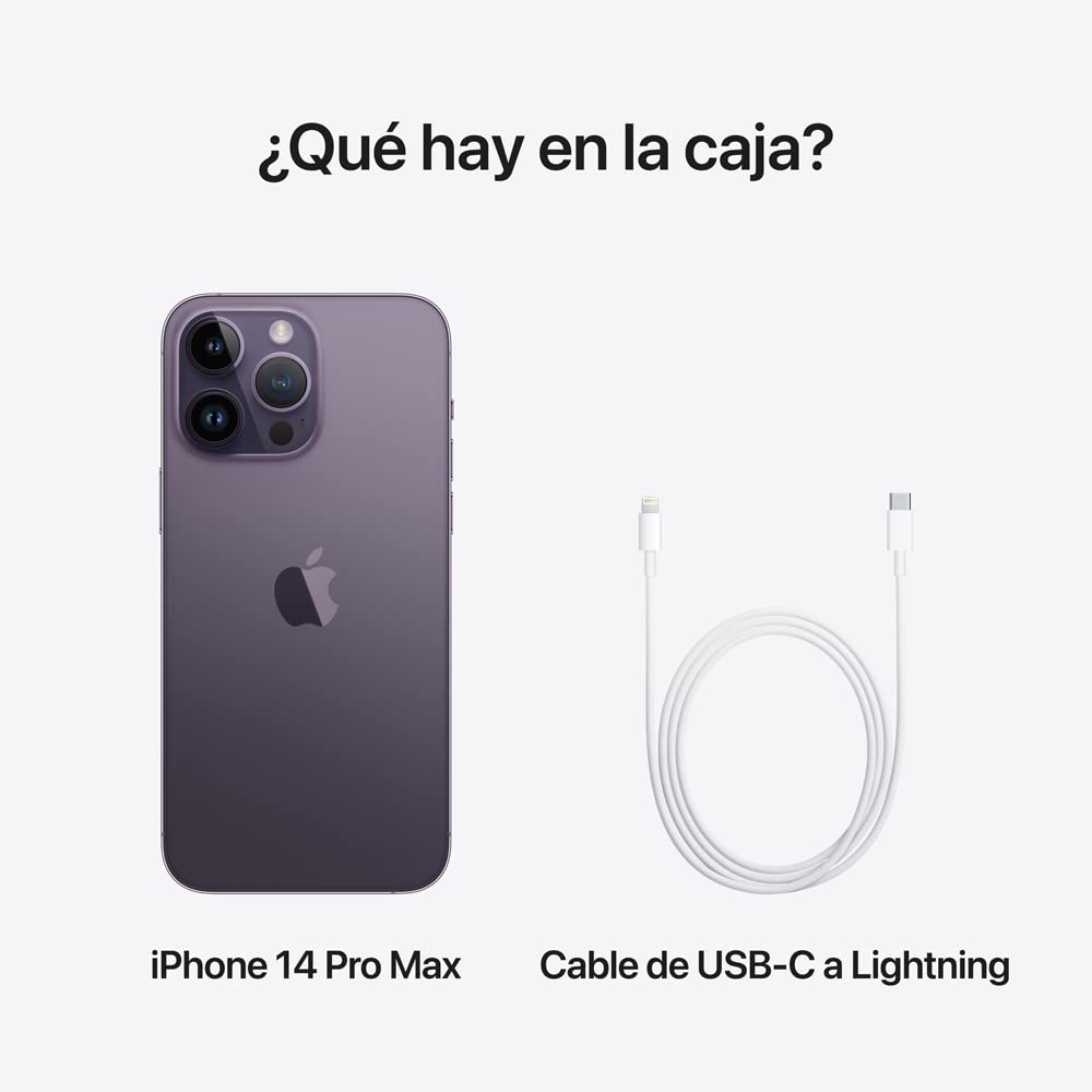 Apple iPhone 14 Pro MAX 128 GB Morado Oscuro (Reacondicionado)