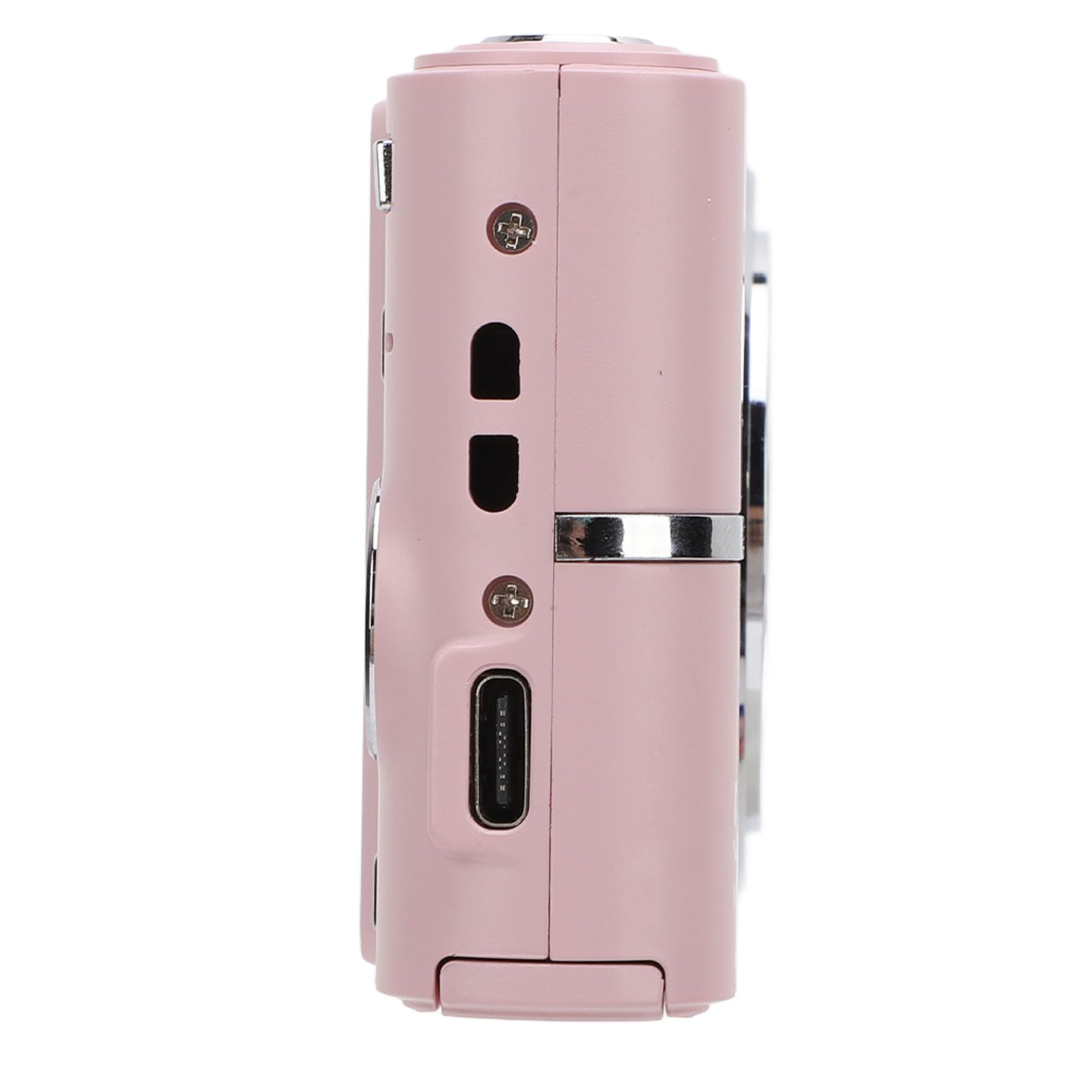 Cámara Digital, Cámara de Vlogging FHD 1080P con Enfoque Automático, Cámara Digital con Zoom Digital de 50MP 16X, Cámara Compacta Portátil AF Pantalla de 2,4 Pulgadas para (Rosado)