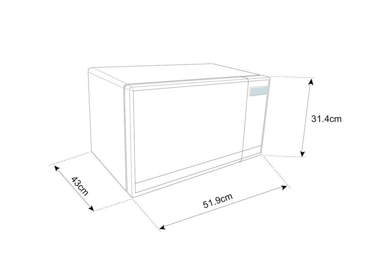 Horno de Microondas TEKA MARCA ALEMANA modelo MWG 1.4X con GRILL. Puerta reflex, interior de recubrimiento easy clean, bloqueo de seguridad para niños, descongelamiento autómatico. Display digital