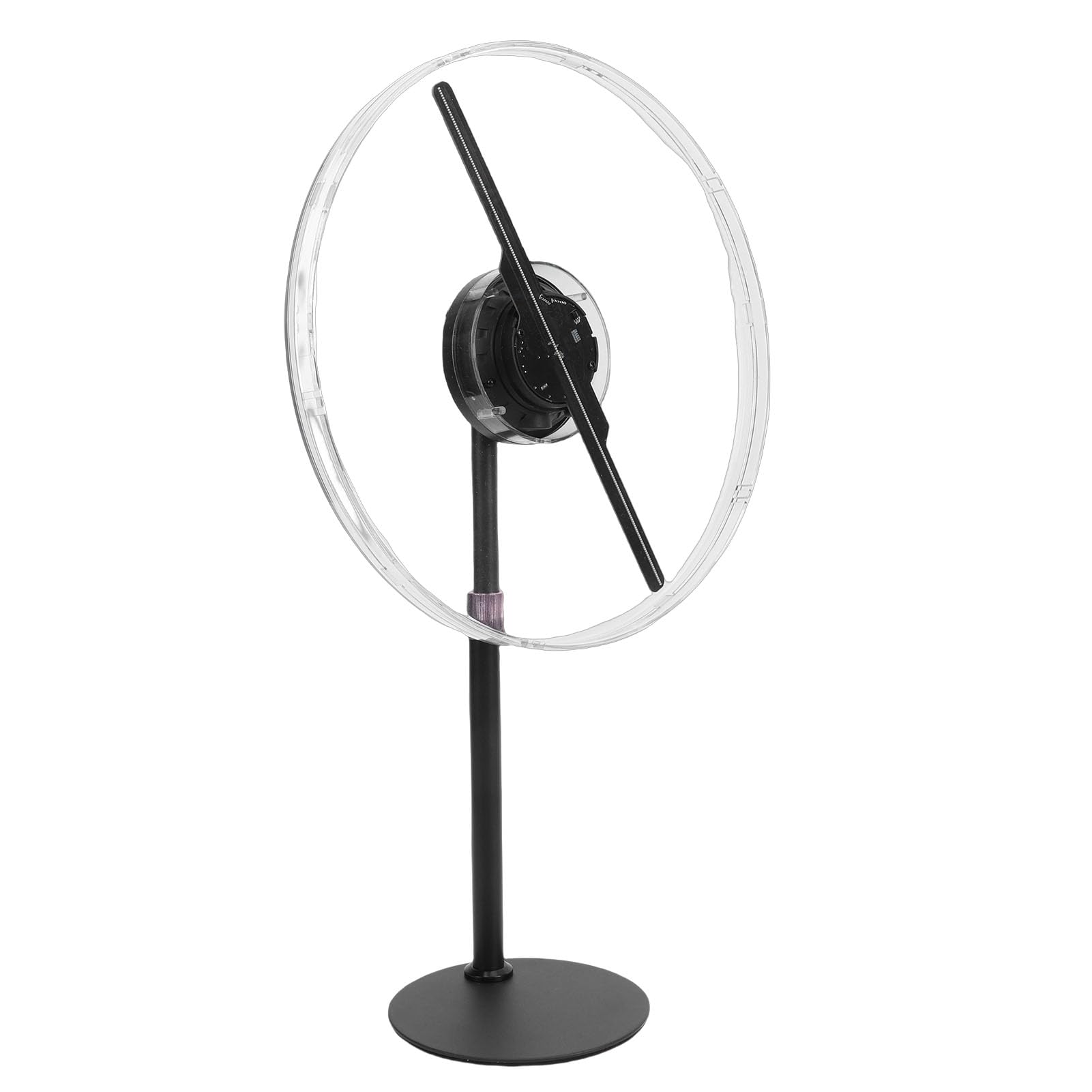 YUEHISY Ventilador Holográfico 3D con Cubierta de 12,59 Pulgadas, Proyector de Ventilador con Holograma de 234 Cuentas LED con Resolución de 1024x234, Compatible con WiFi, Control Remoto (Enchufe de