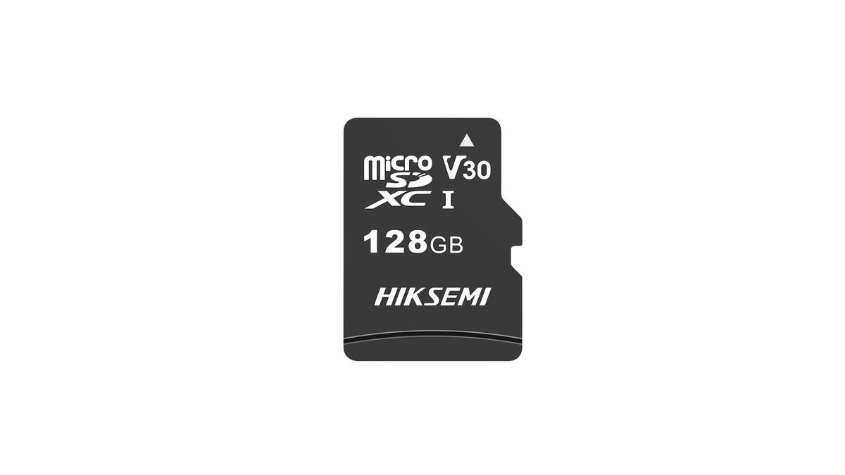 HIKSEMI Tarjeta de Memoria C1, MicroSDXC con Adaptador SD, UHS-I, C10, U1, V30, Lectura: 92MB/s, Clase 10, Diseñada para Uso 24/7 (1 Pack, 128GB)