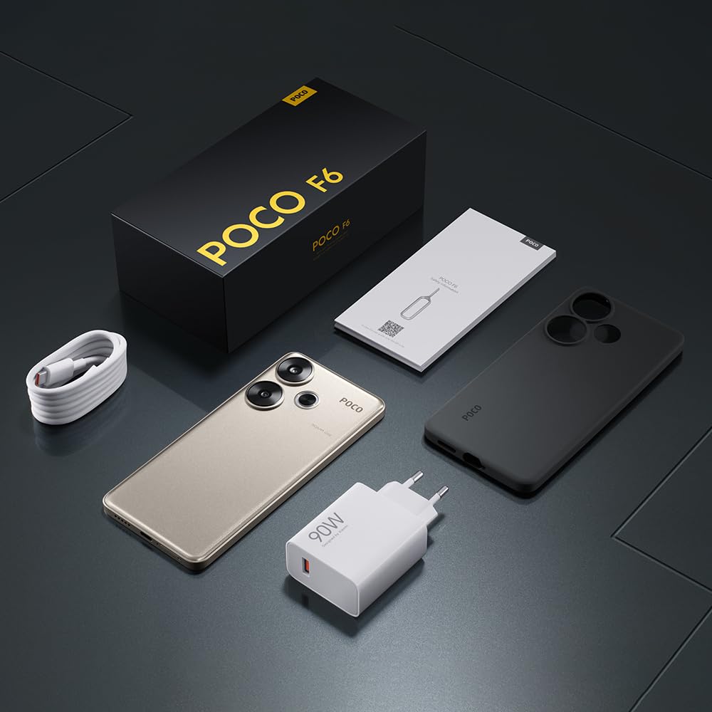 XIAOMI Poco F6 5G Teléfono Celular,12GB 512GB Negro