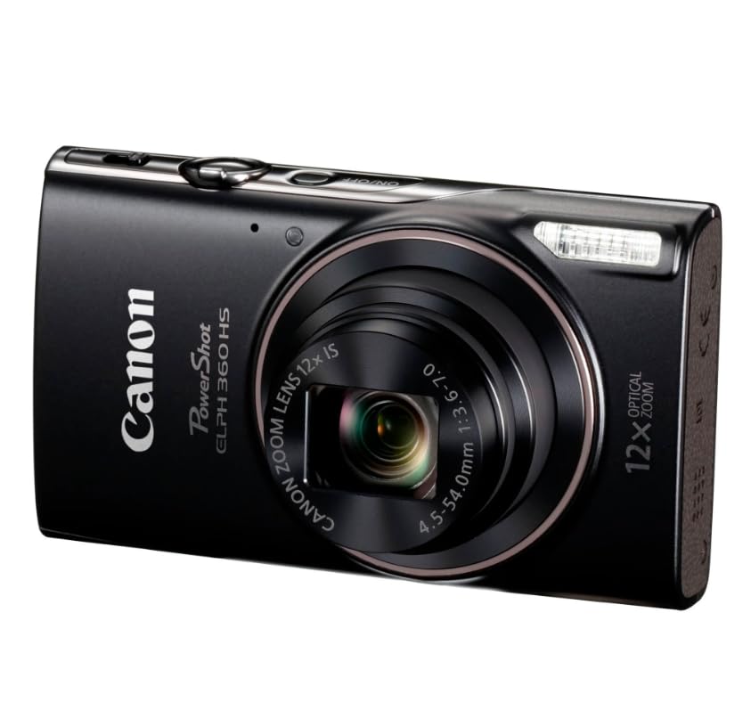 Canon Cámara Digital PowerShot ELPH 360 HS Negra