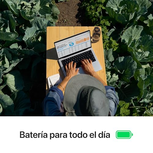 Laptop MacBook Pro 2024 de Apple con Chip M4, CPU de 10 núcleos y GPU de 10 núcleos: Diseñada para Apple Intelligence, Pantalla de 14.2 Pulgadas, 16 GB de Memoria unificada, 512 GB - Plata