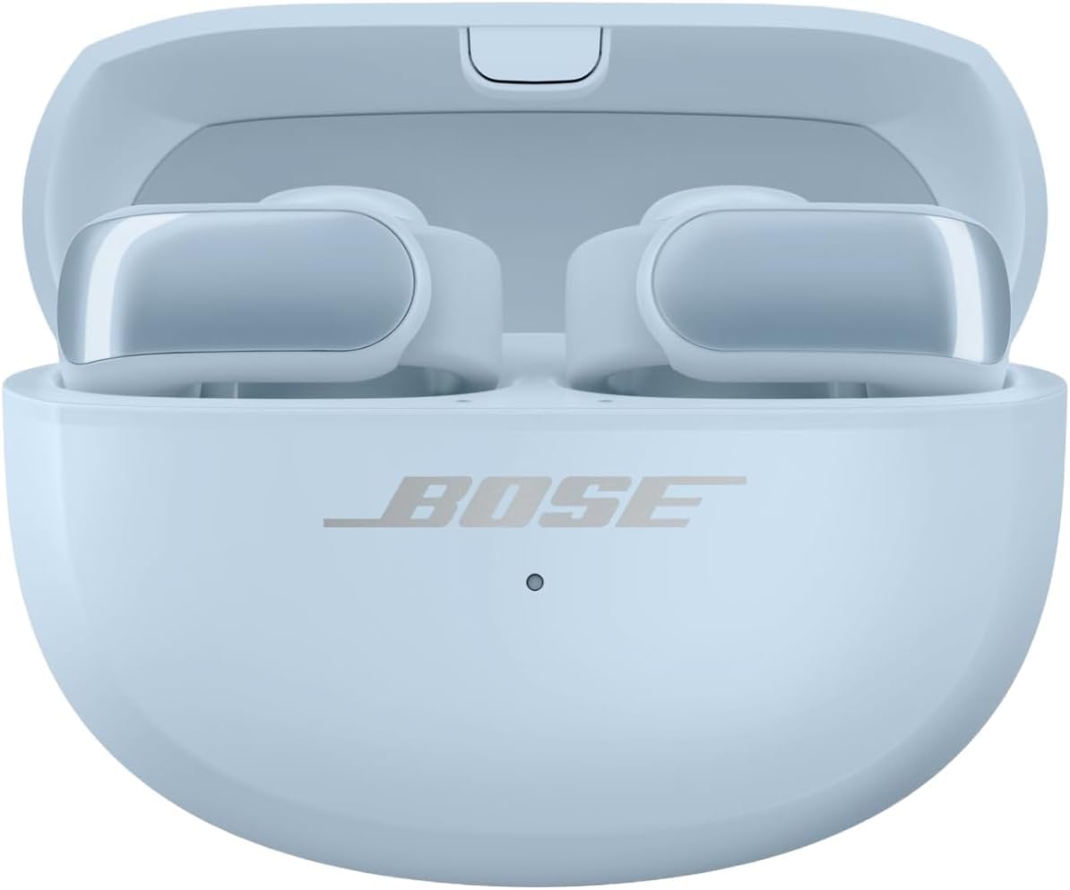 Bose Auriculares Ultra Abiertos con Audio inmersivo, Auriculares inalámbricos con Clip para Mayor Comodidad, OpenAudio para Conciencia, hasta 48 Horas de duración de la batería, Azul