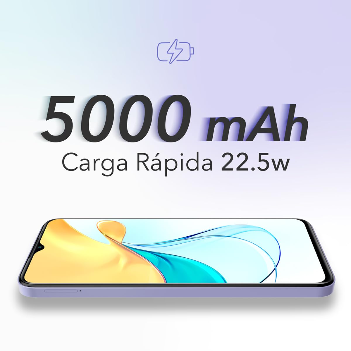 ZTE Smartphone Axon 50 Lite, 256GB+4GB RAM Principal (+10Gb RAM Dinamica) 50Mpx Frontal 8Mpx Liberado Lila