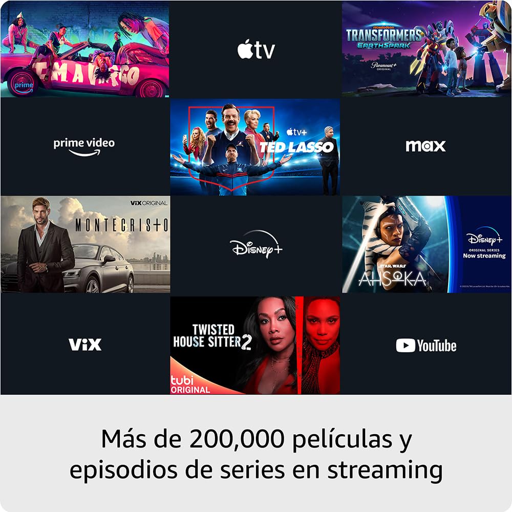Amazon Fire TV Stick Lite con la más reciente generación control remoto por voz Alexa | Lite (no controla la televisión), dispositivo de streaming en HD