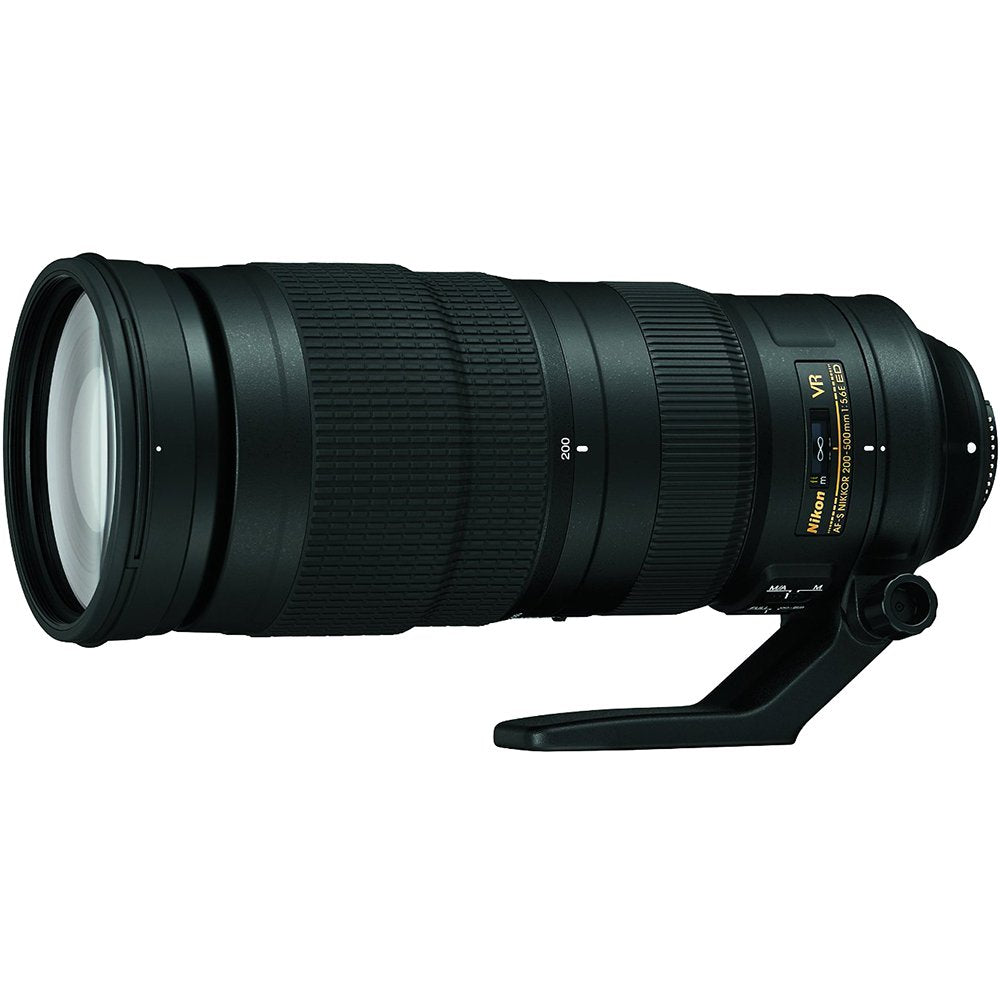 Nikon (20058) 200 – 500 mm f/5.6e Ed VR AF-S NIKKOR Zoom Lens para Nikon Digital SLR Cámaras con Sandisk Extreme PRO – Tarjeta de memoria SDXC 128 GB UHS-1