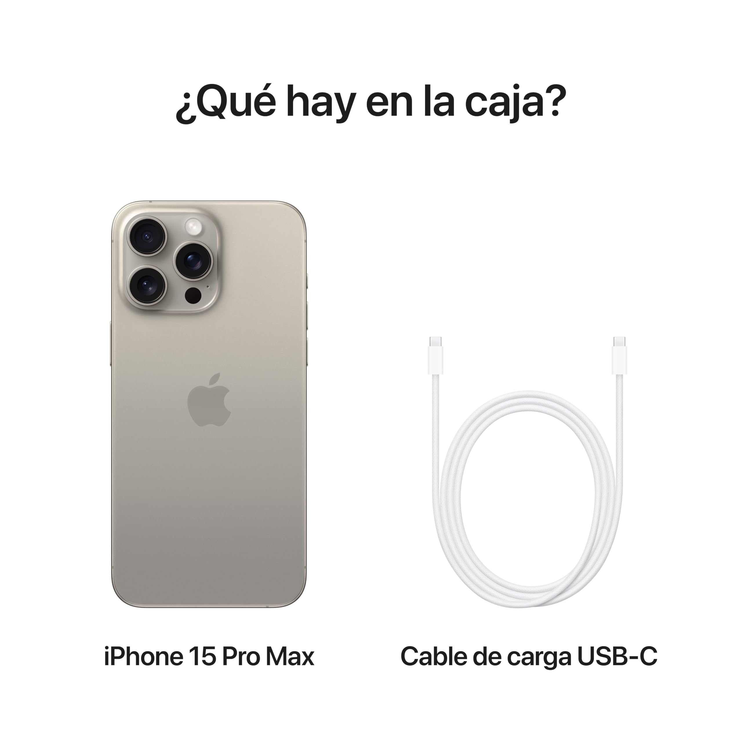 Apple iPhone 15 Pro MAX (1 TB) - Titanio Natural (Reacondicionado)