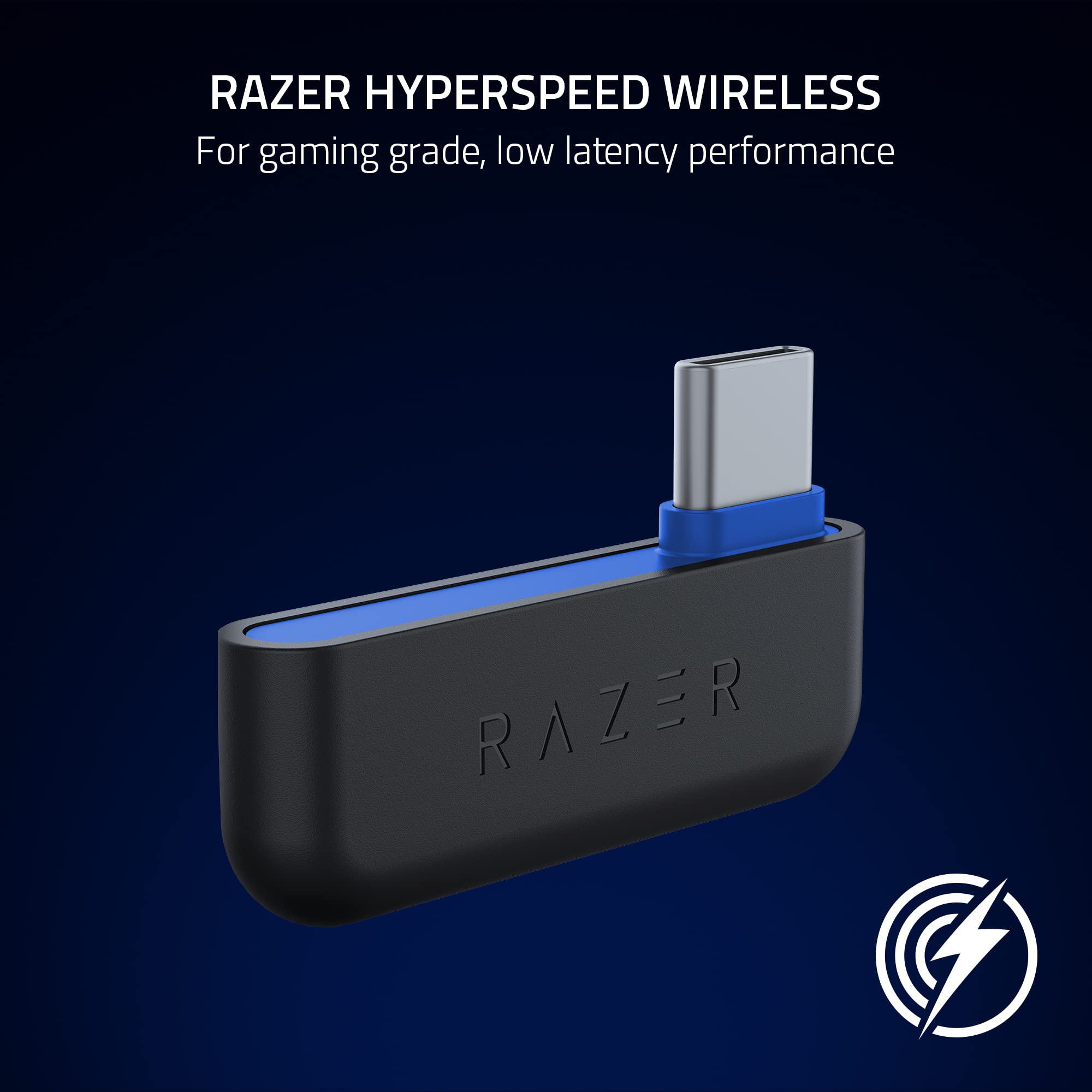 Razer Kaira Pro HyperSpeed - Auriculares inalámbricos para juegos con Haptics para Playstation 5 / PS5, PS4, PC, móvil: controladores de titanio de 50 mm - Micrófono híbrido - (reacondicionado)