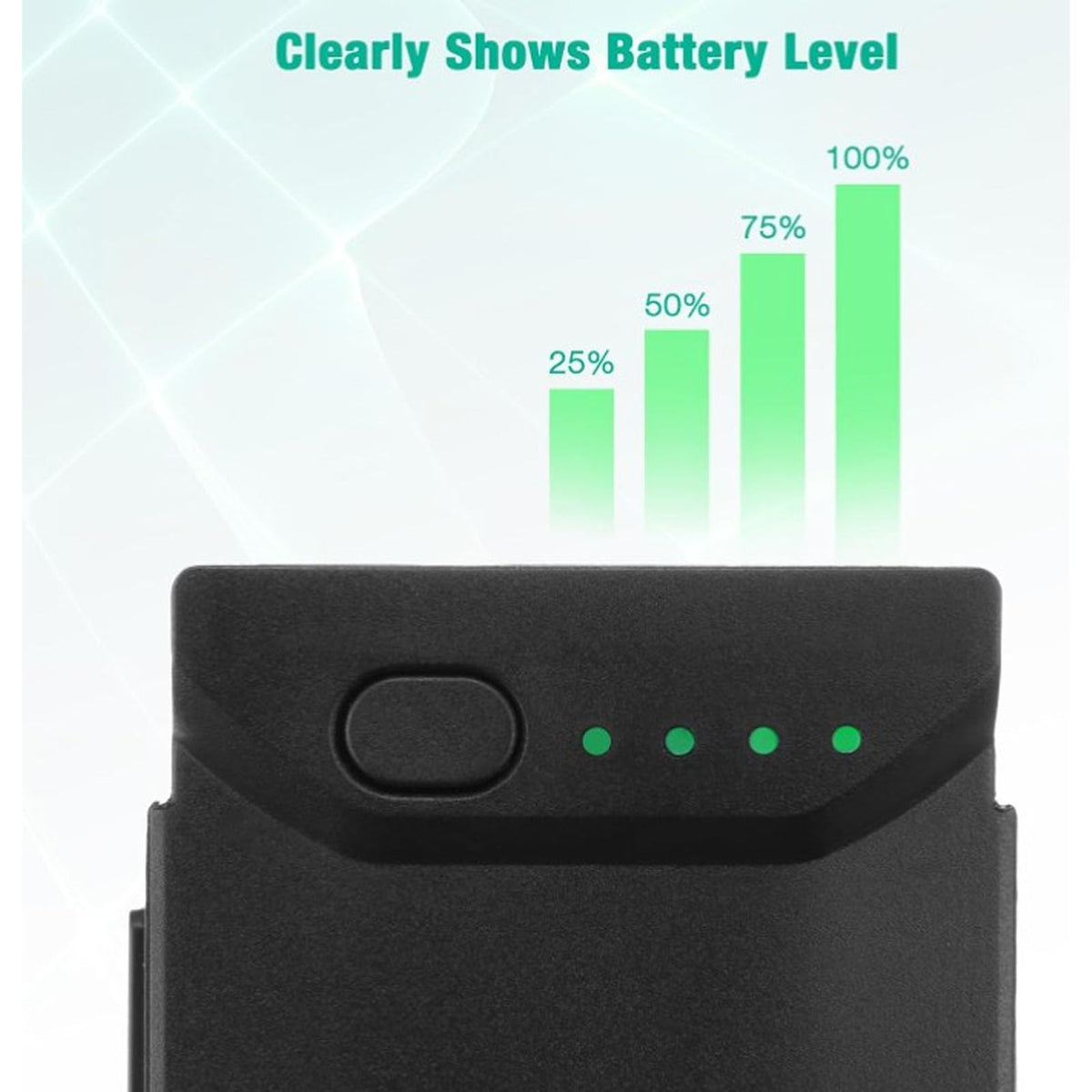 Batería de Vuelo Inteligente Original Mavic Air, Batería de Vuelo Inteligente para Mavic Air Drone Batería de Repuesto 2375 MAh 21 Min Tiempo de Vuelo para Mavic 2 Series Drone